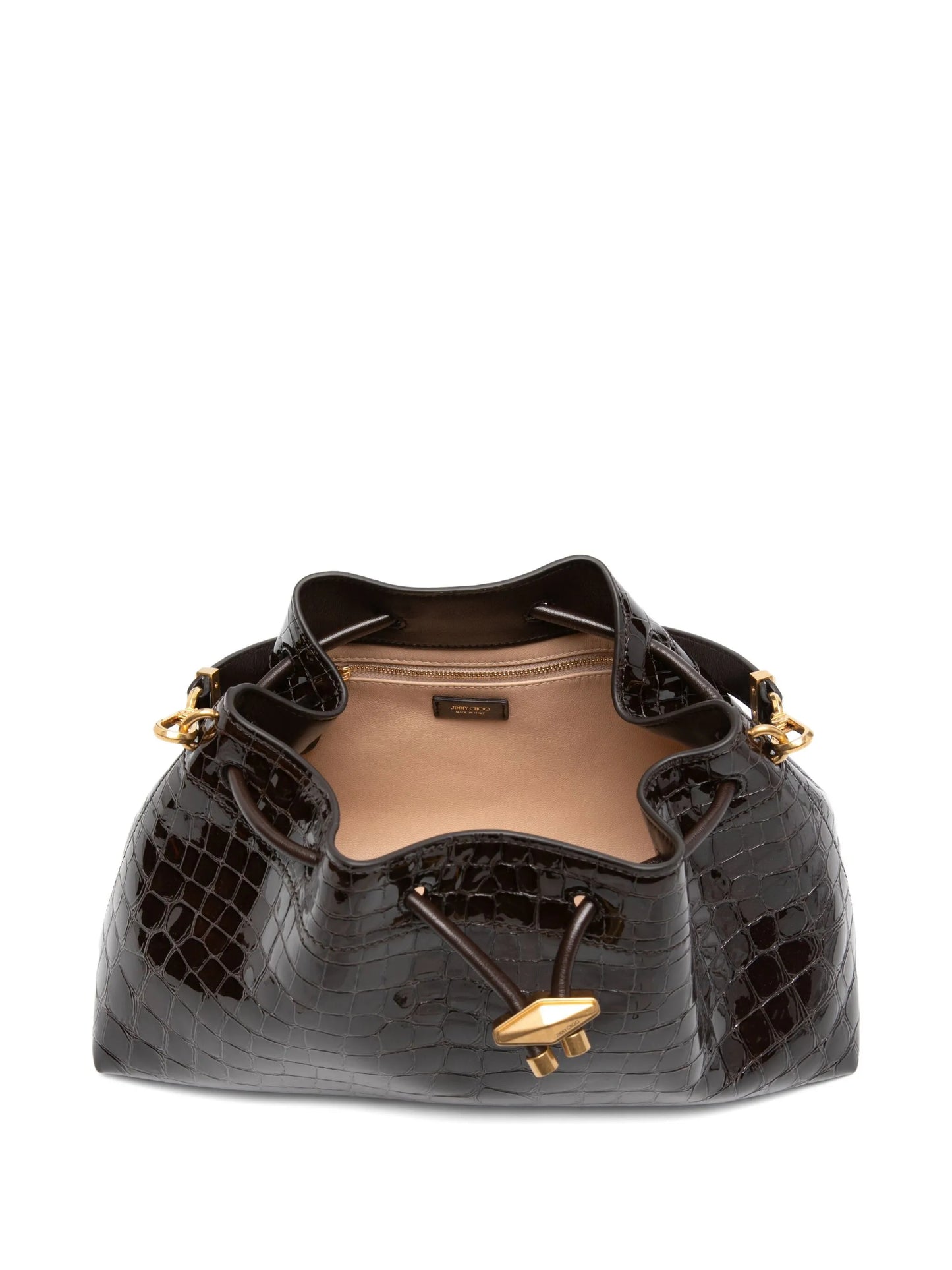 Bon Bon croc-effect bucket bag
