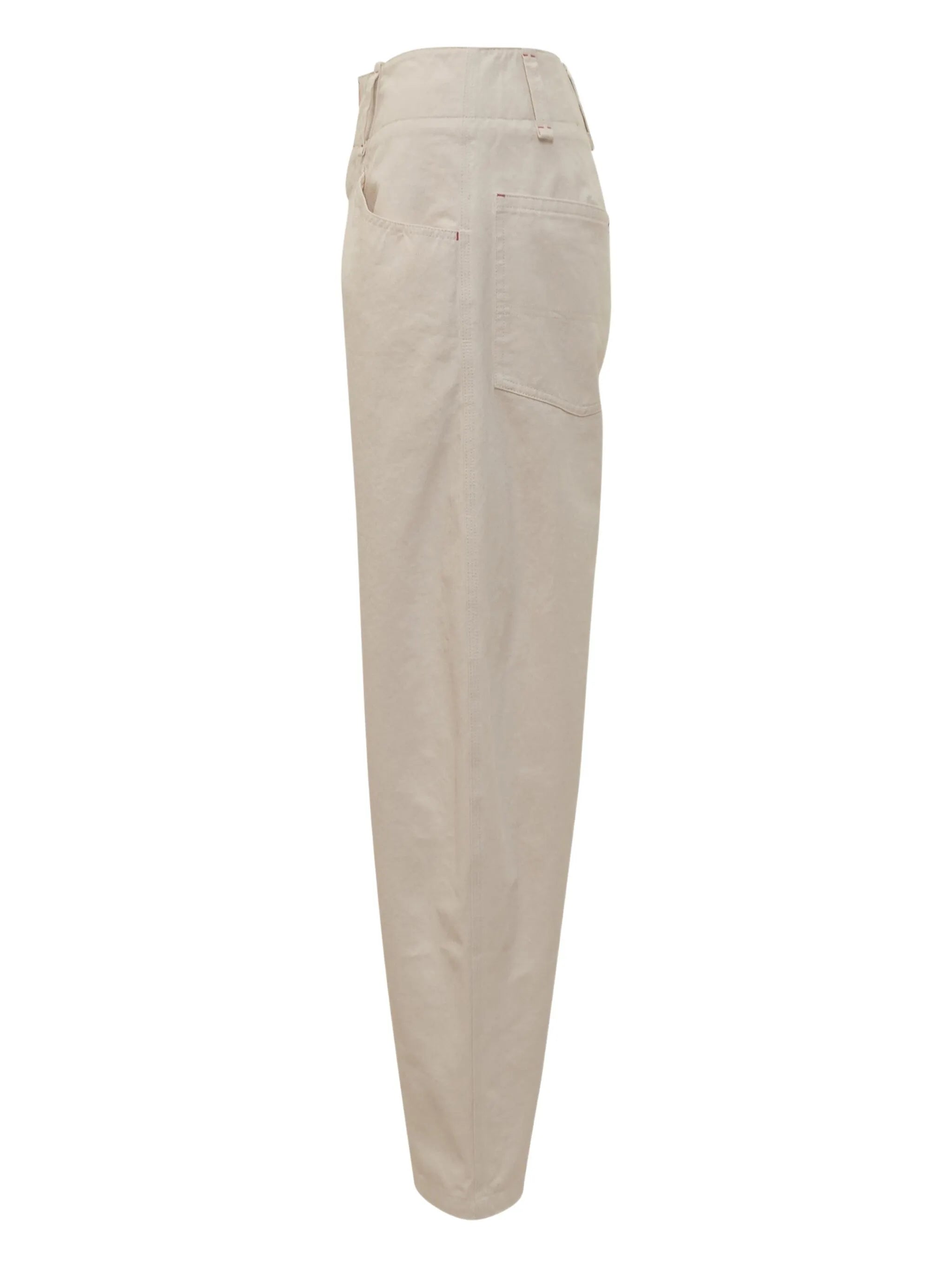 Oumaya high-waisted pocket trousers