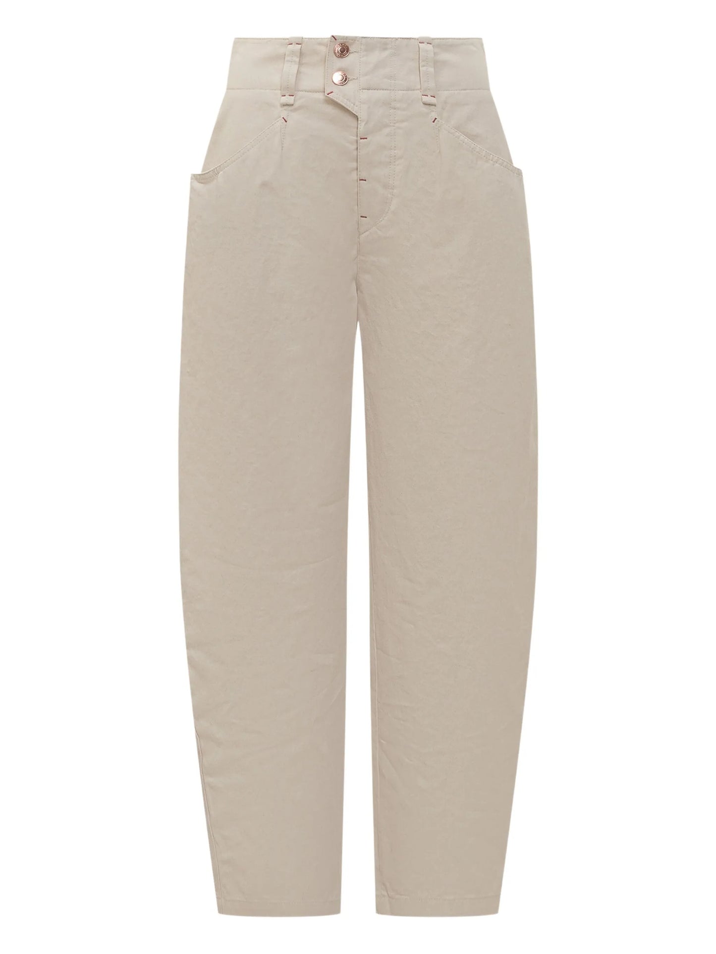 Oumaya high-waisted pocket trousers
