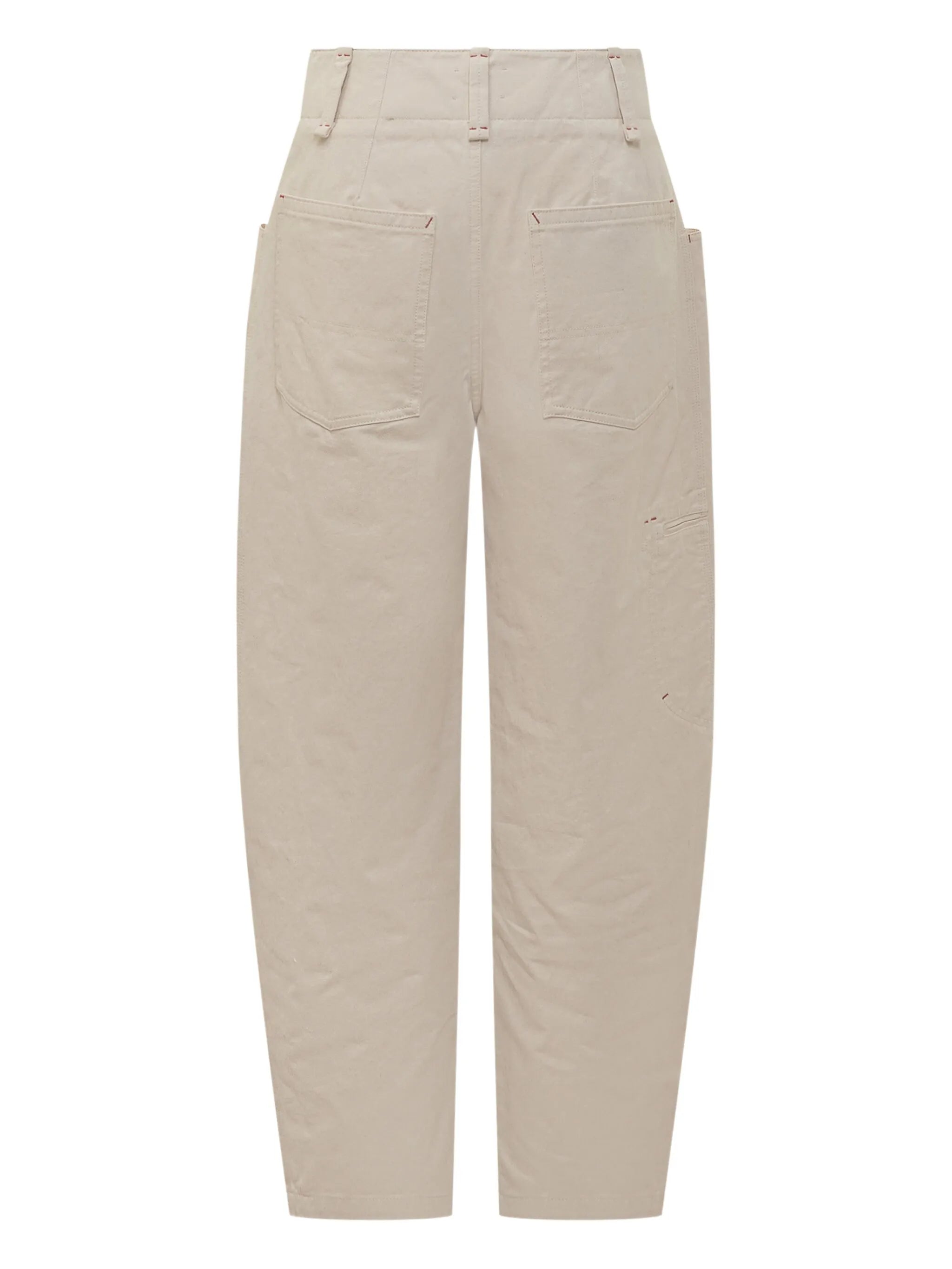 Oumaya high-waisted pocket trousers