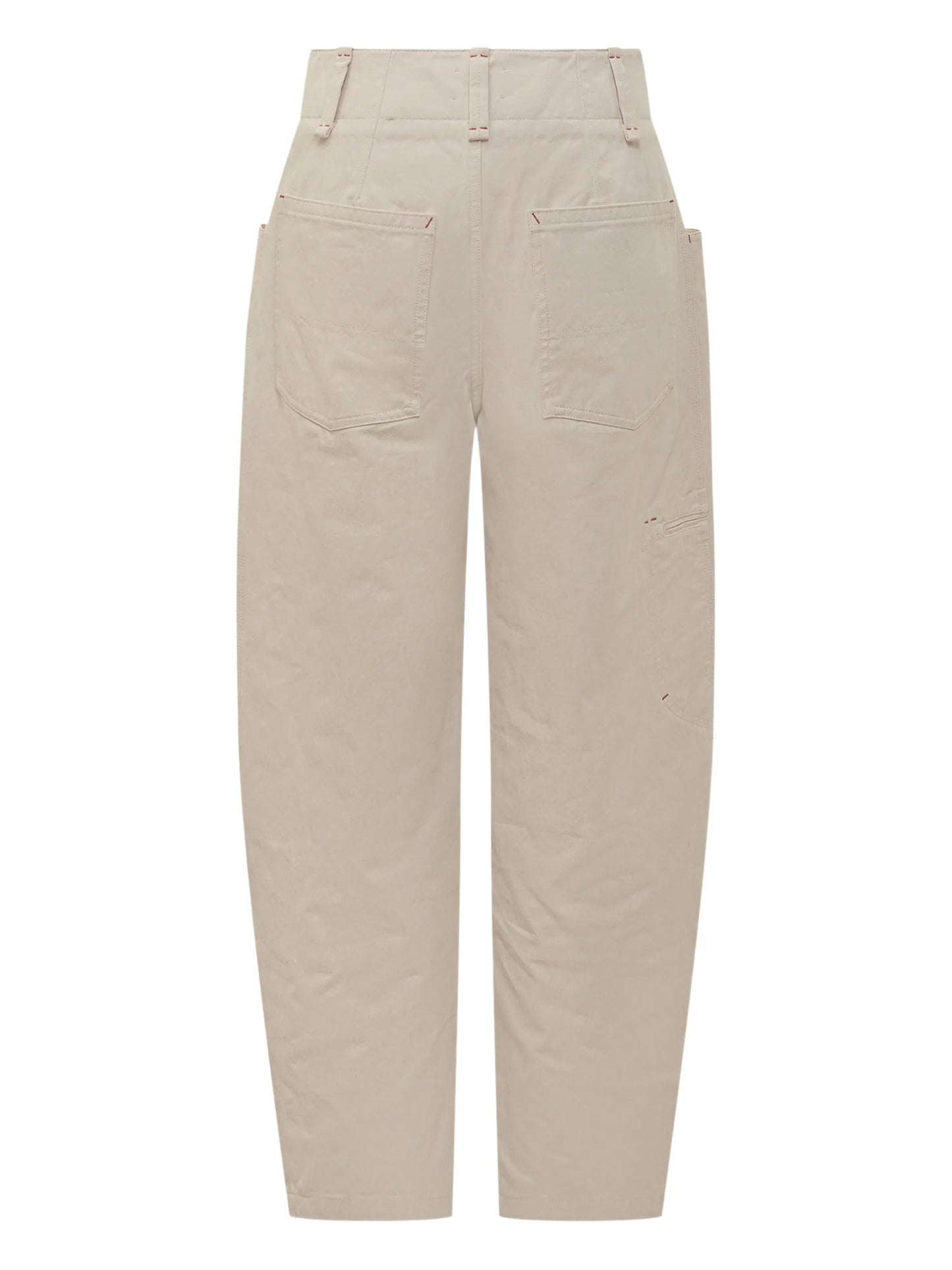 Oumaya high-waisted pocket trousers