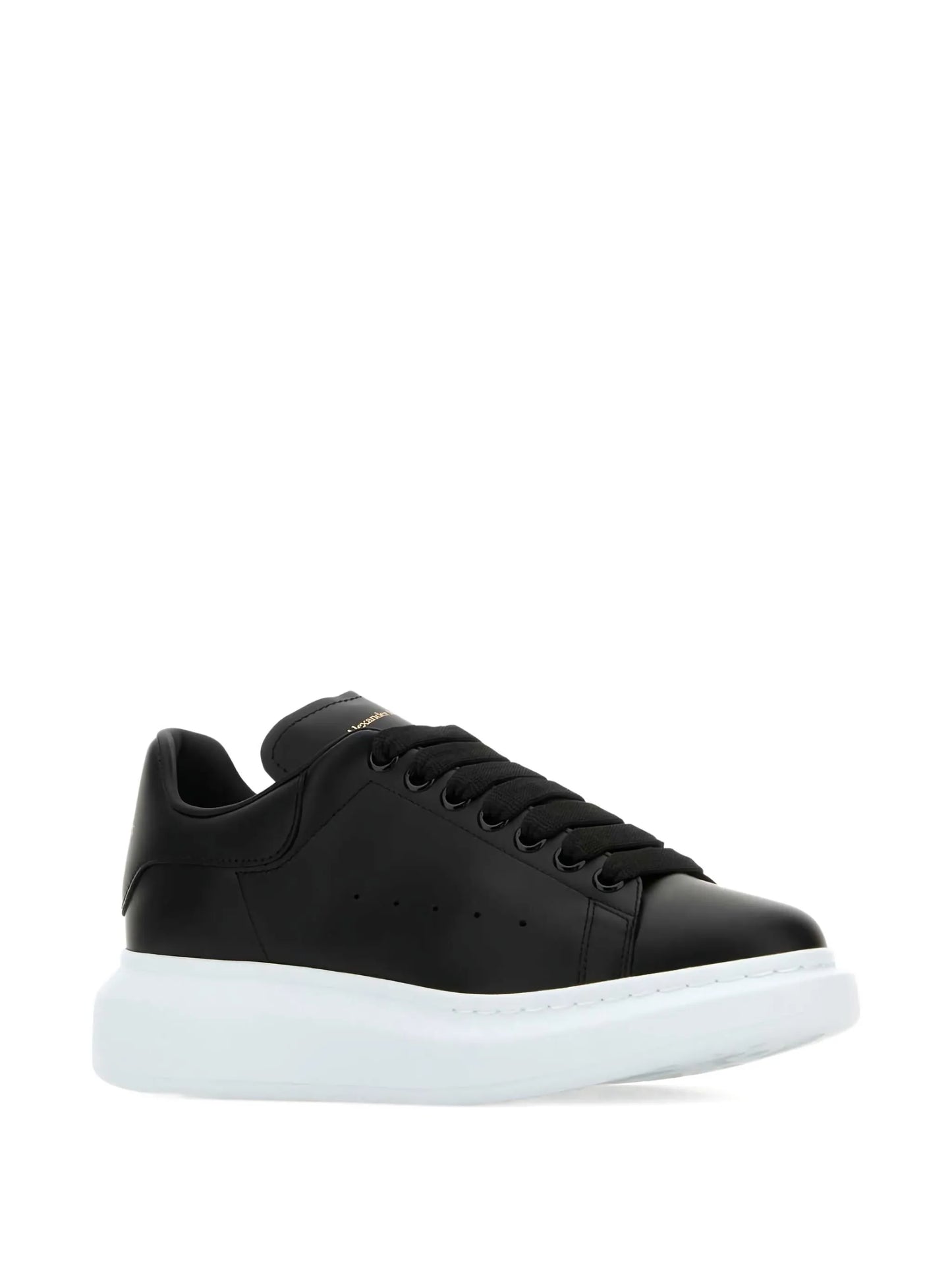 Oversized leather sneakers