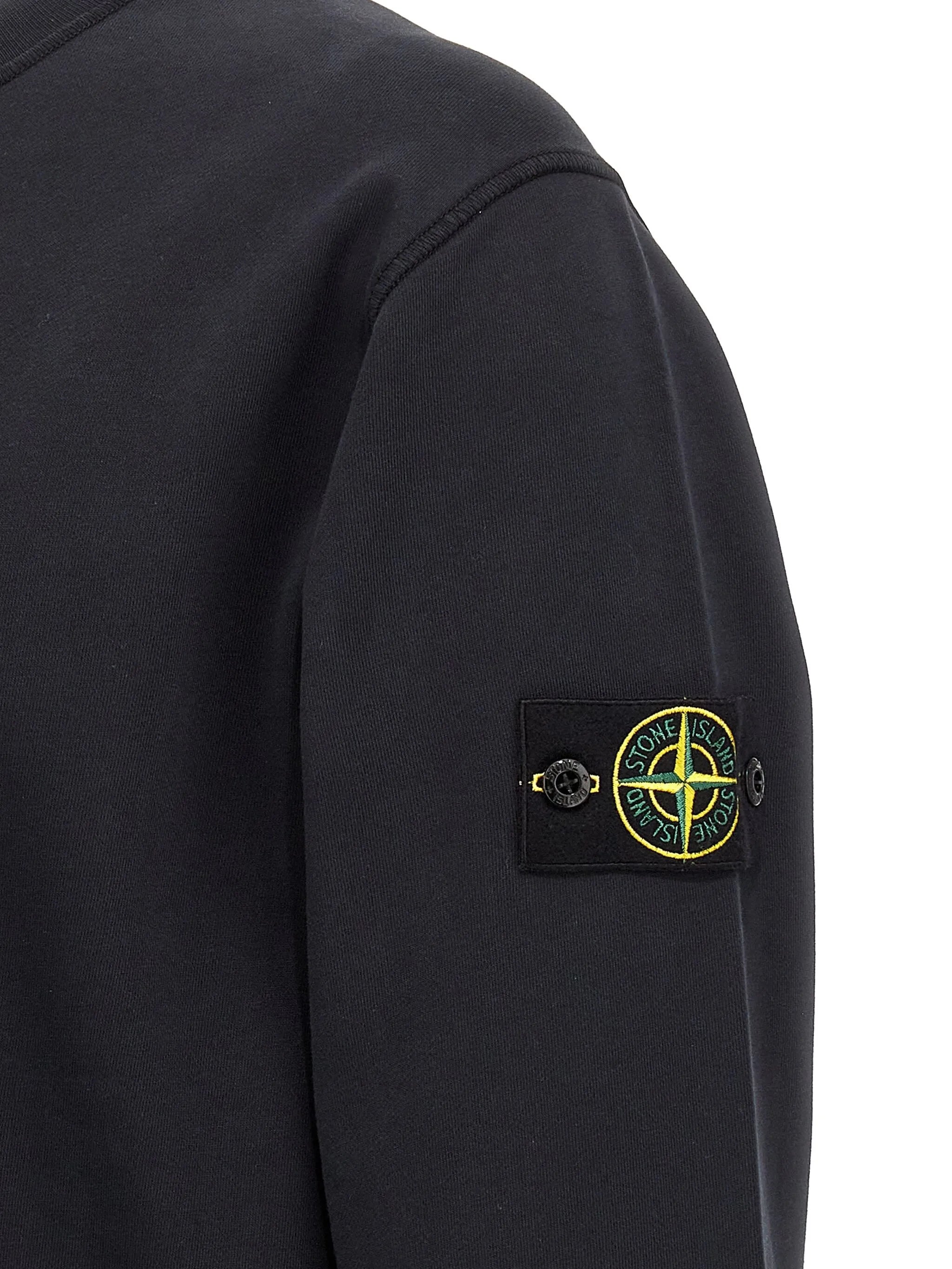 crew-neck logo-badge sweatshirt