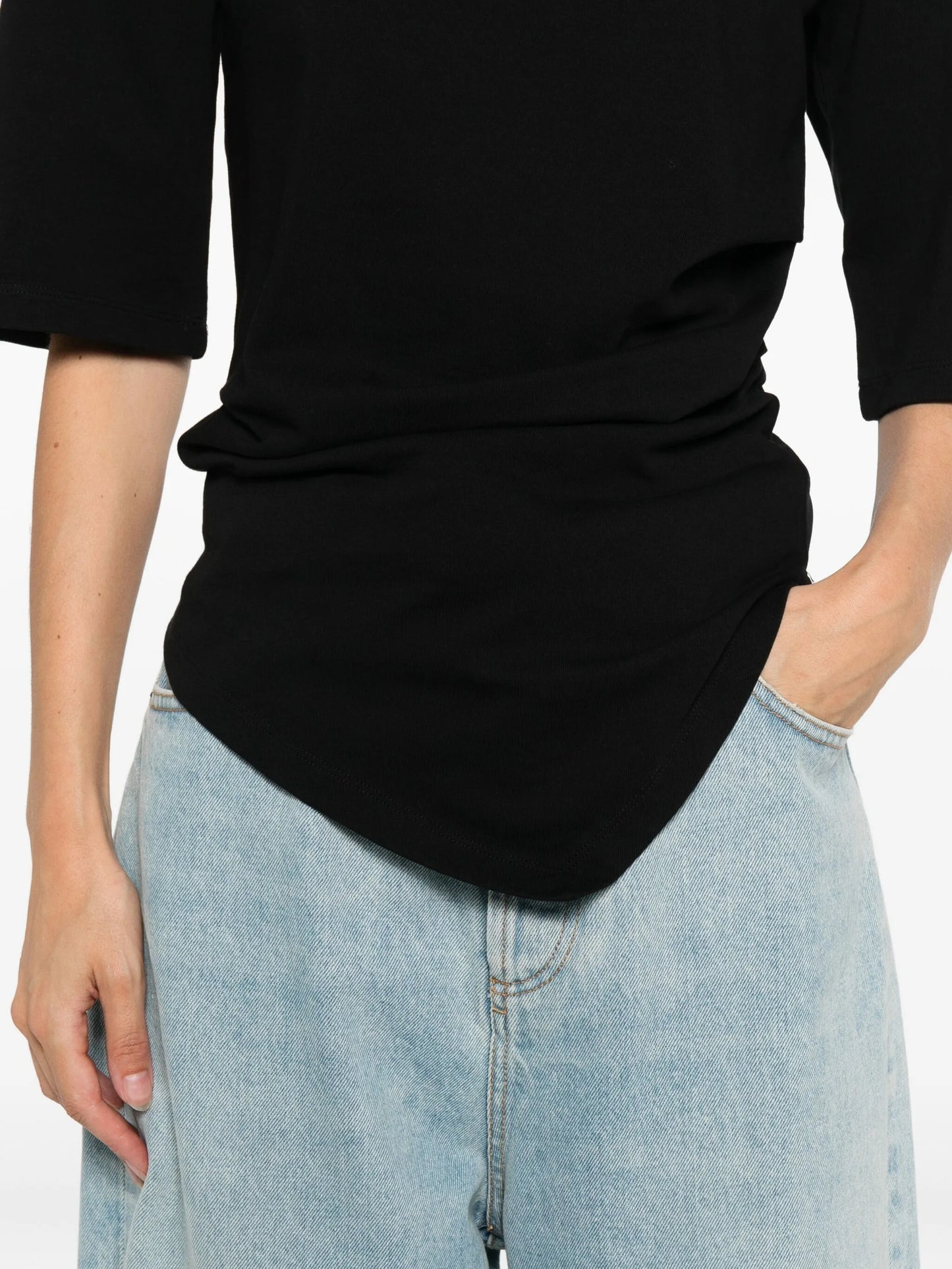 draped T-shirt