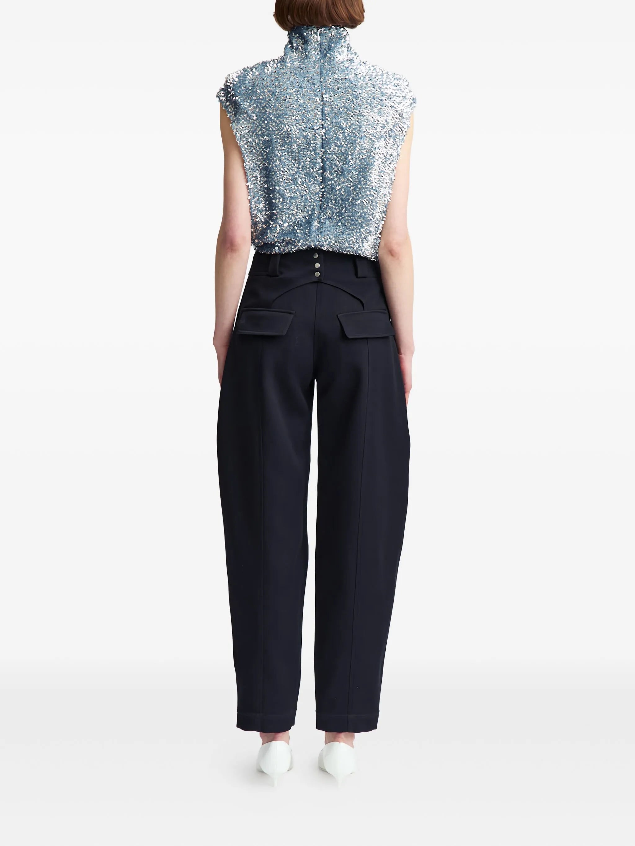 Ovica sequinned top