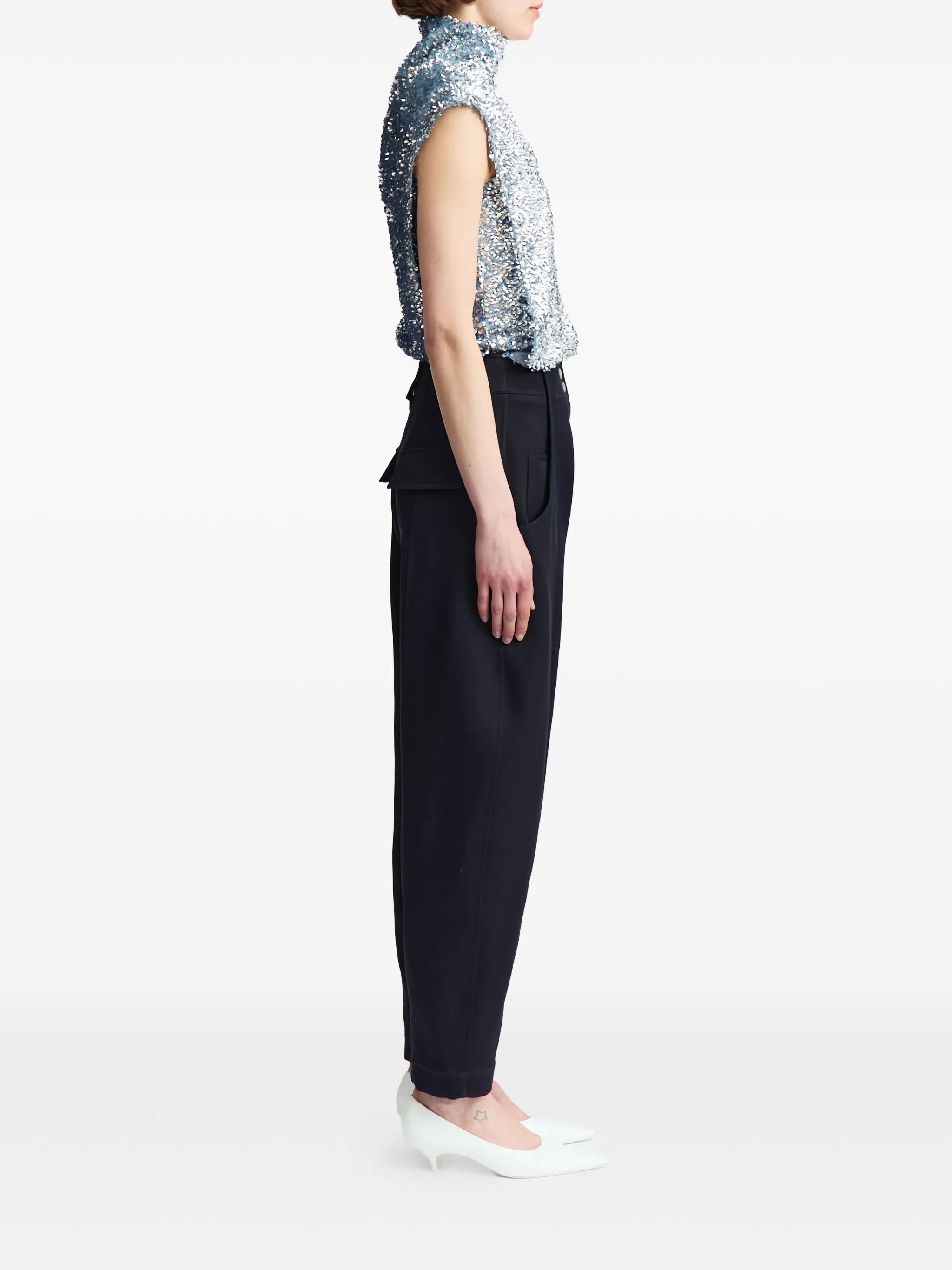 Ovica sequinned top