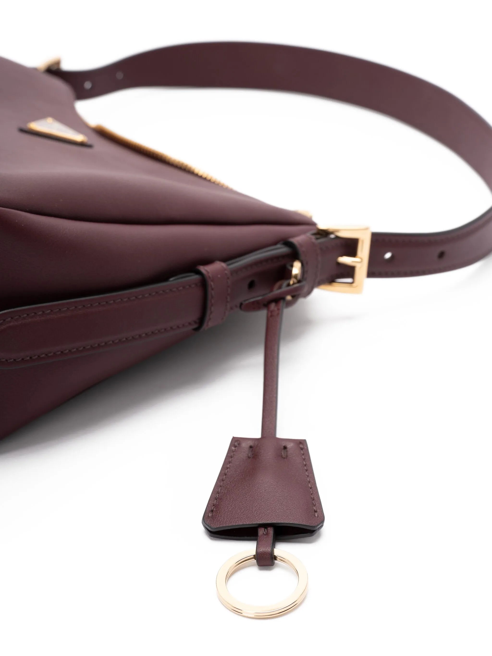 enamel triangle logo tote bag