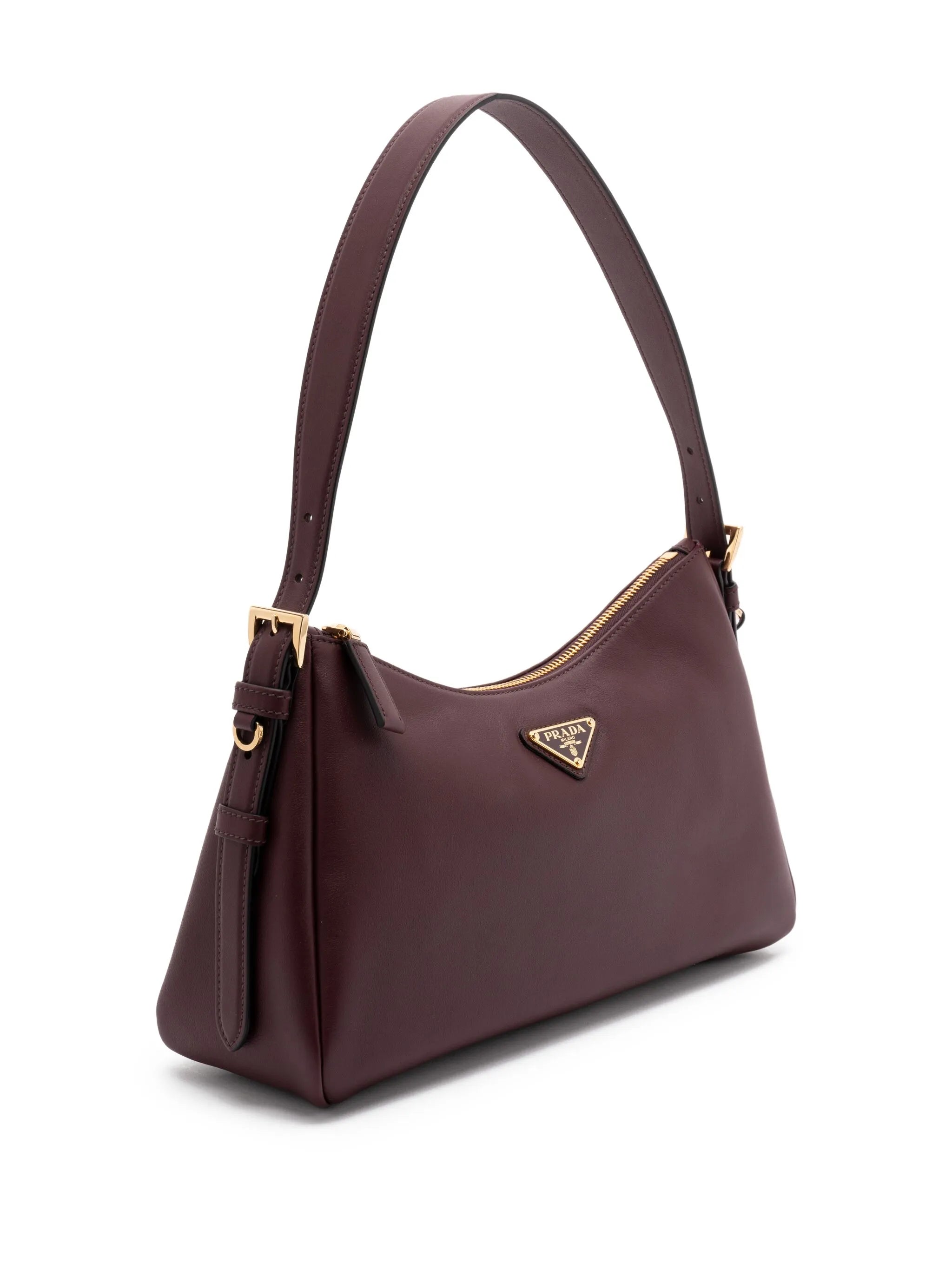 enamel triangle logo tote bag