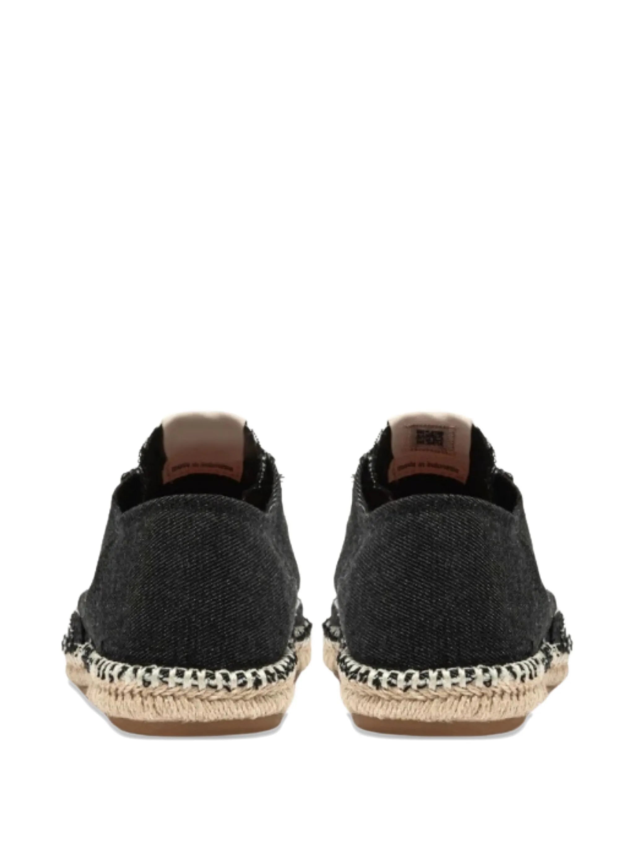 denim low-top sneakers