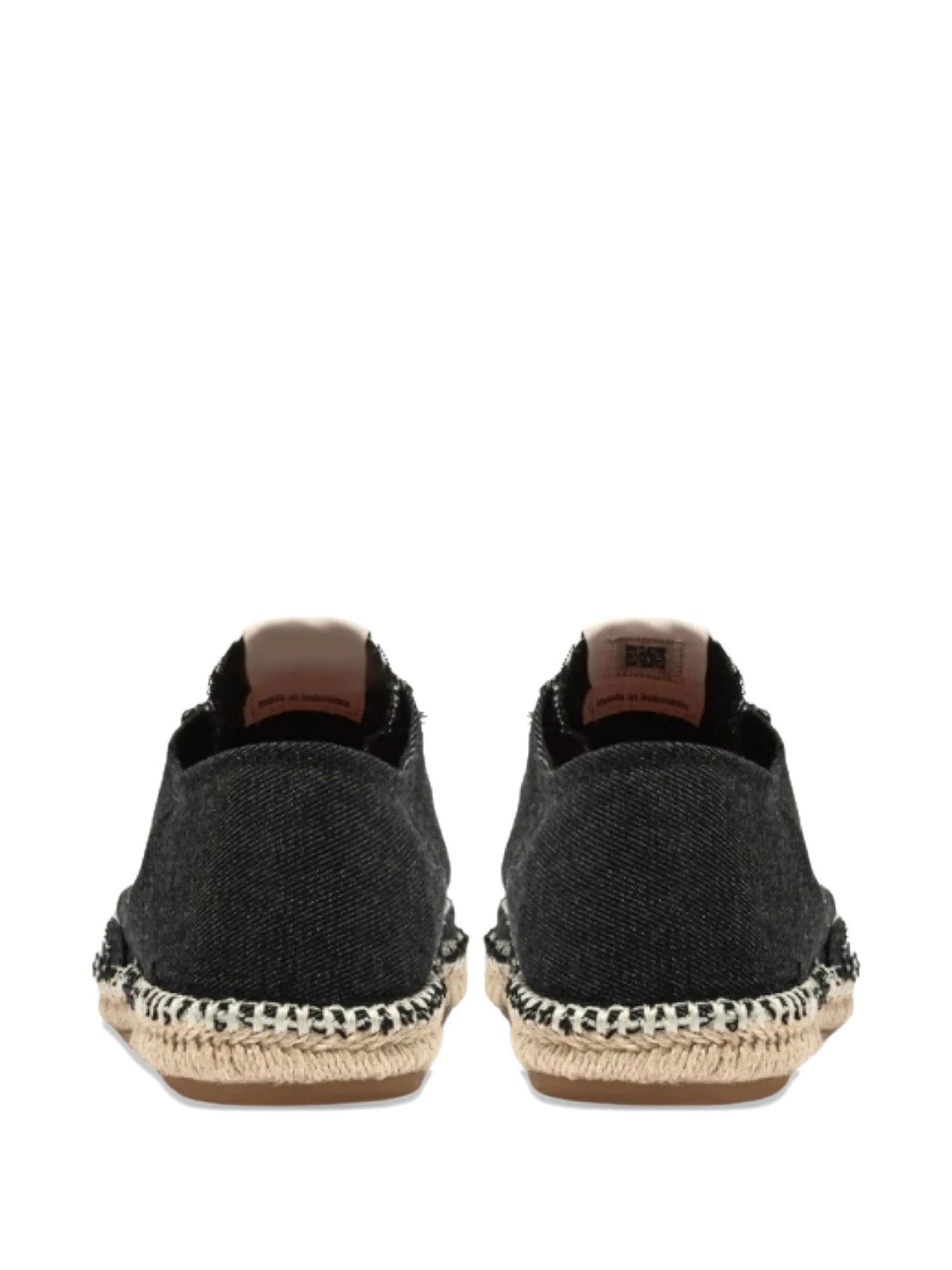 denim low-top sneakers