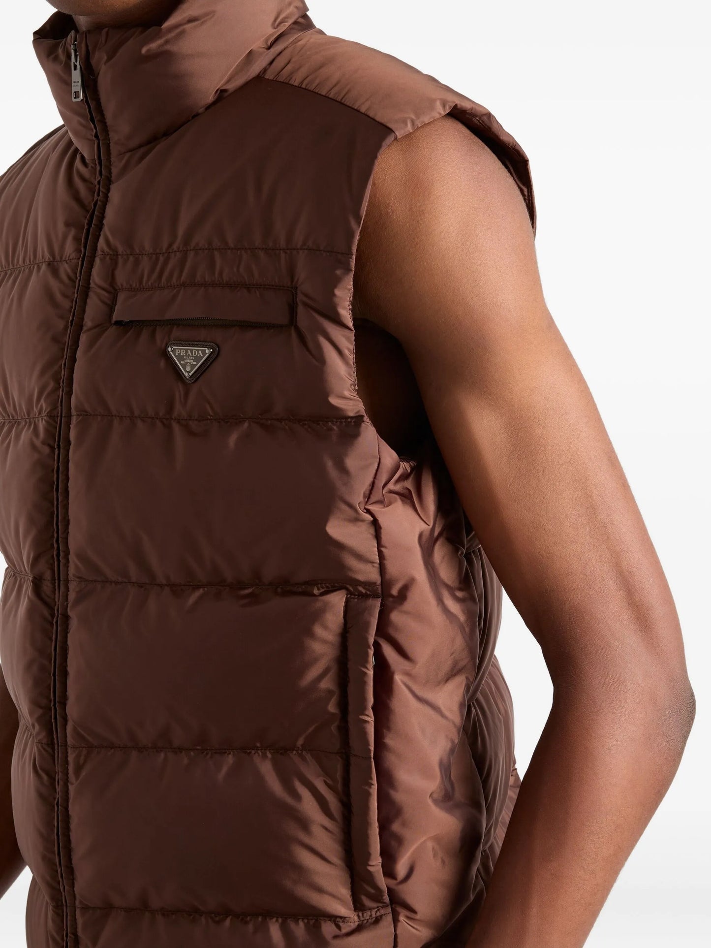 quilted padded vest