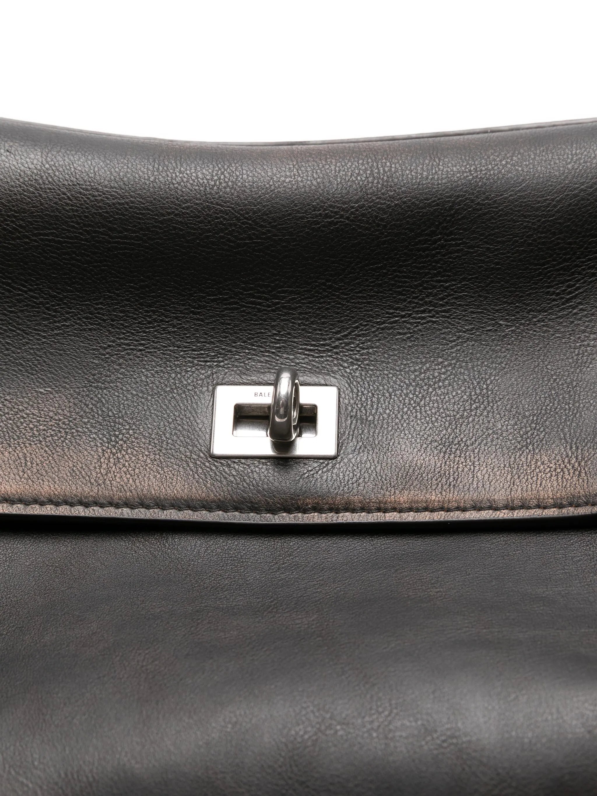Rodeo flap-closure leather shoulder bag