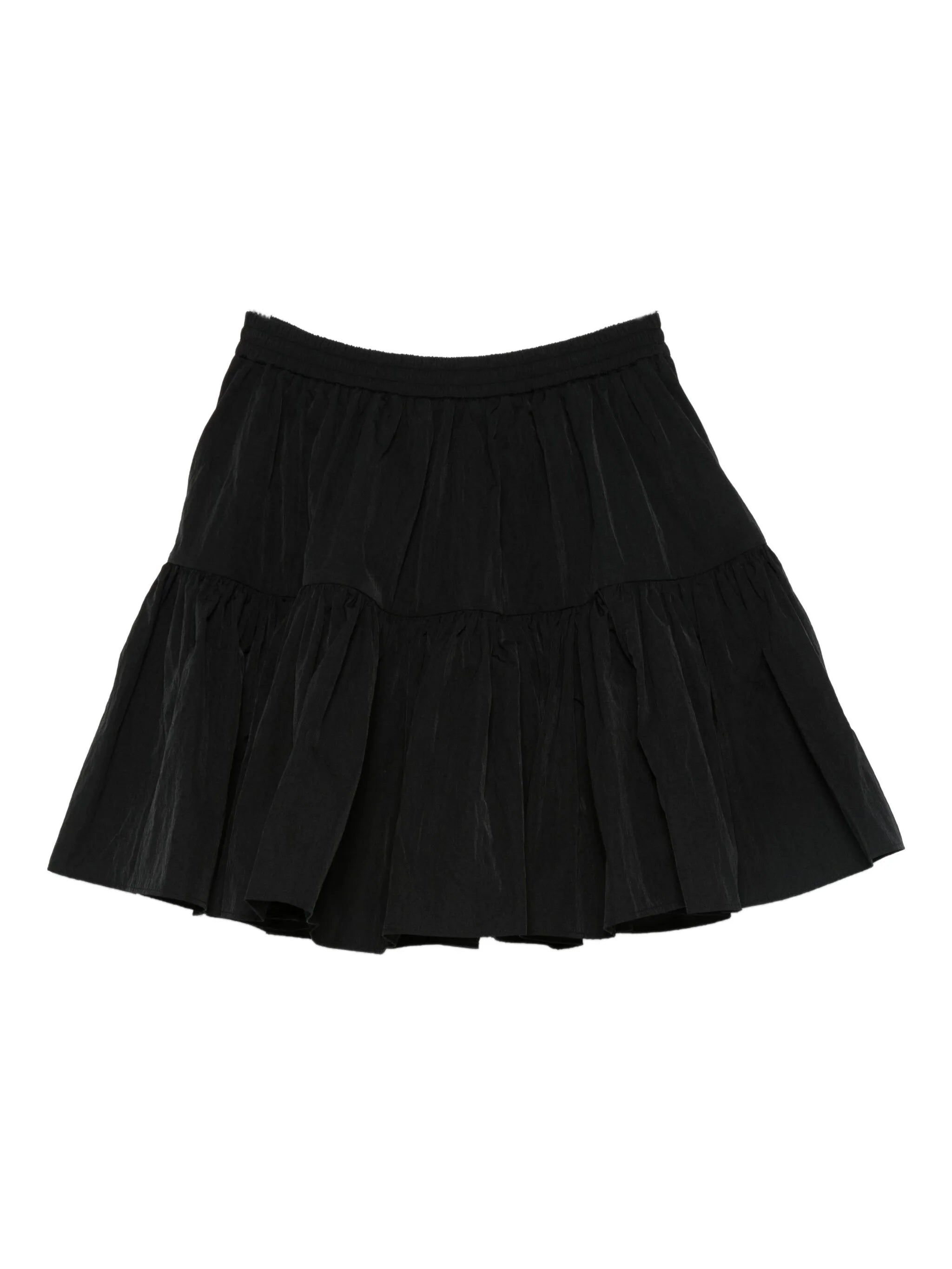 ruffled drawstring skirt