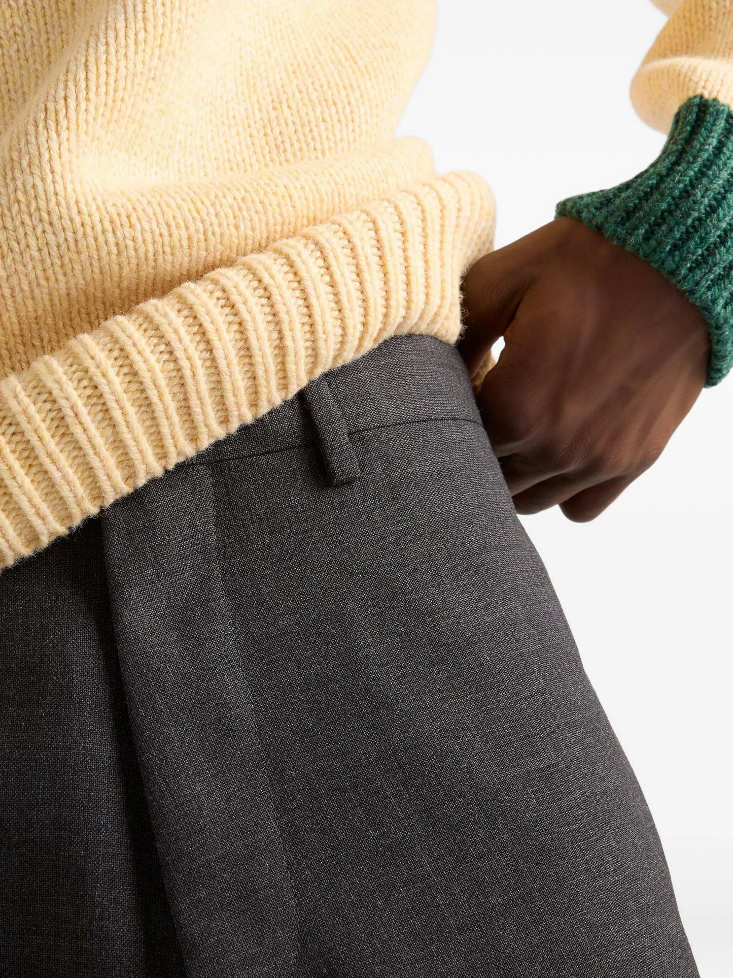 wool tailored trousers