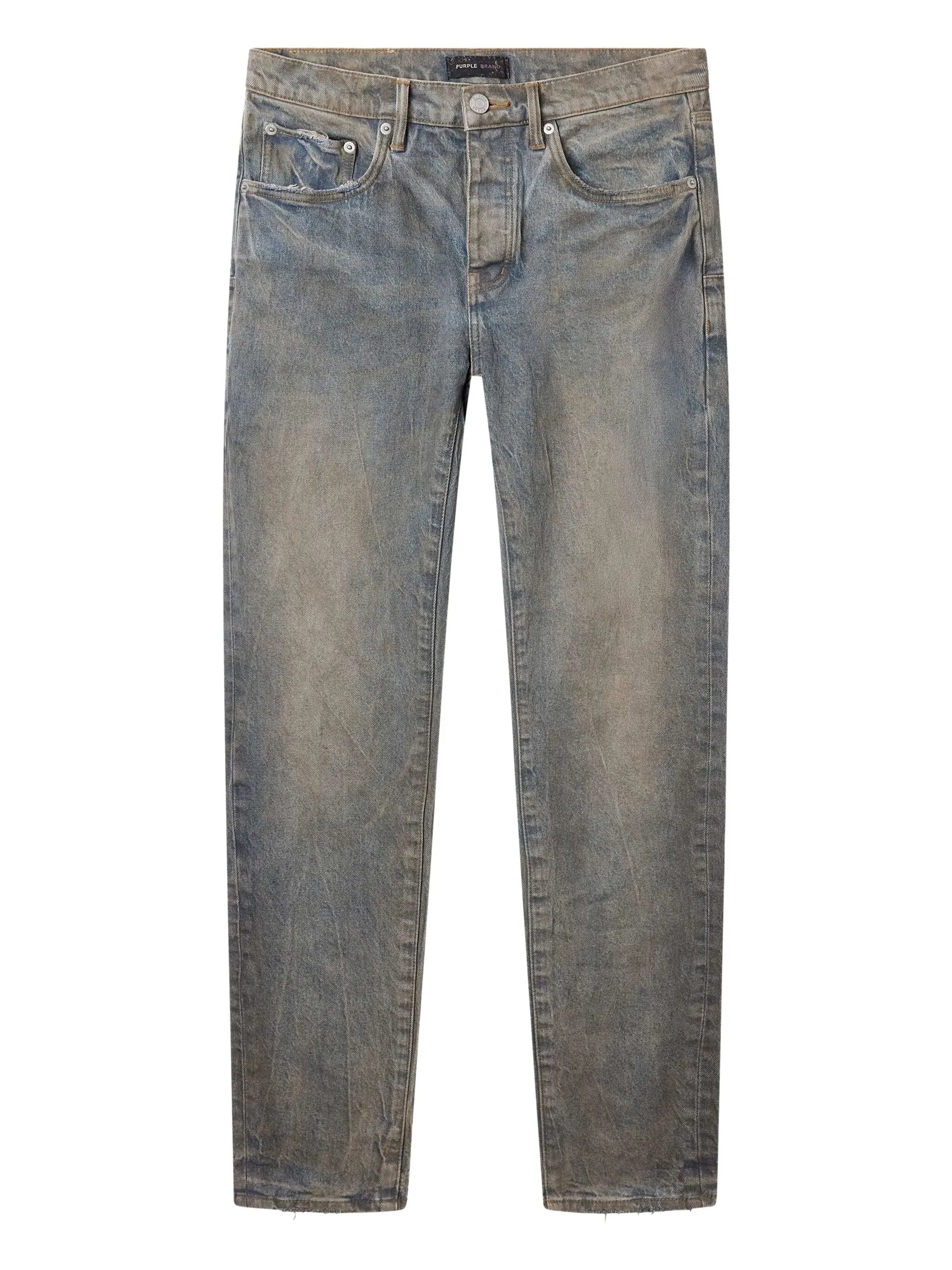 P001 faded-wash jeans