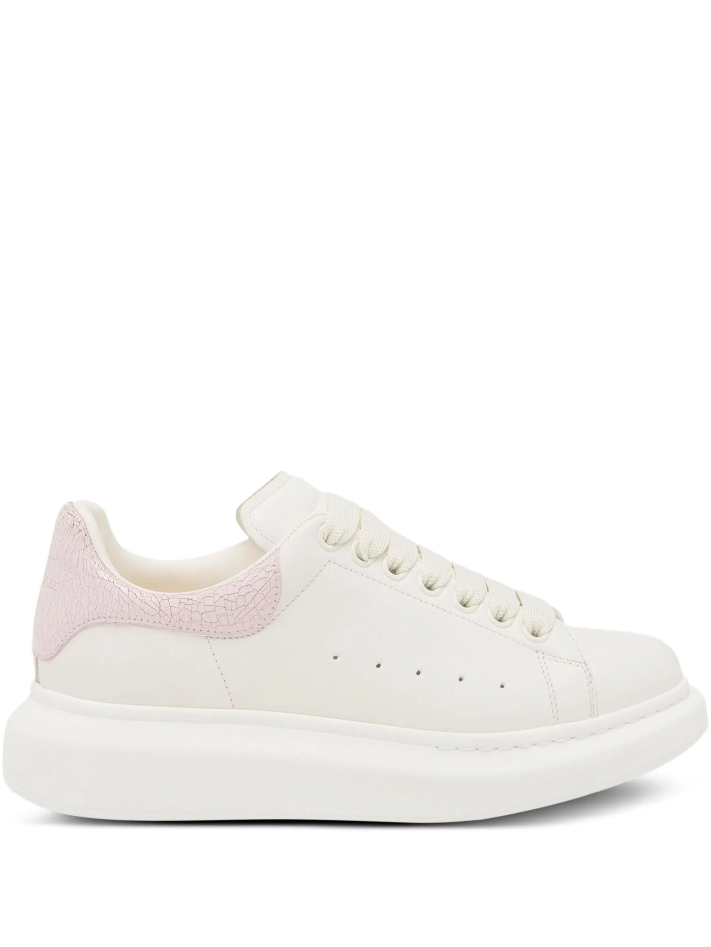 Oversize leather panelled sneakers
