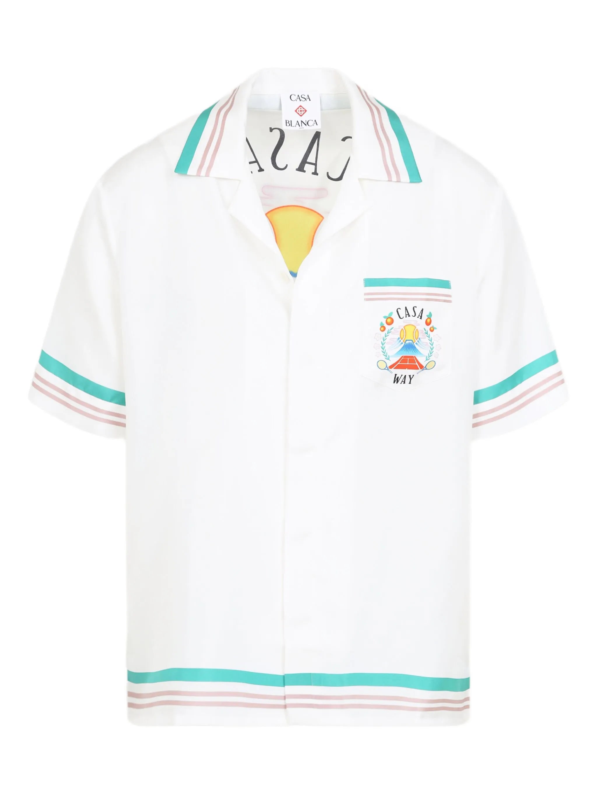 Casa Way printed silk shirt