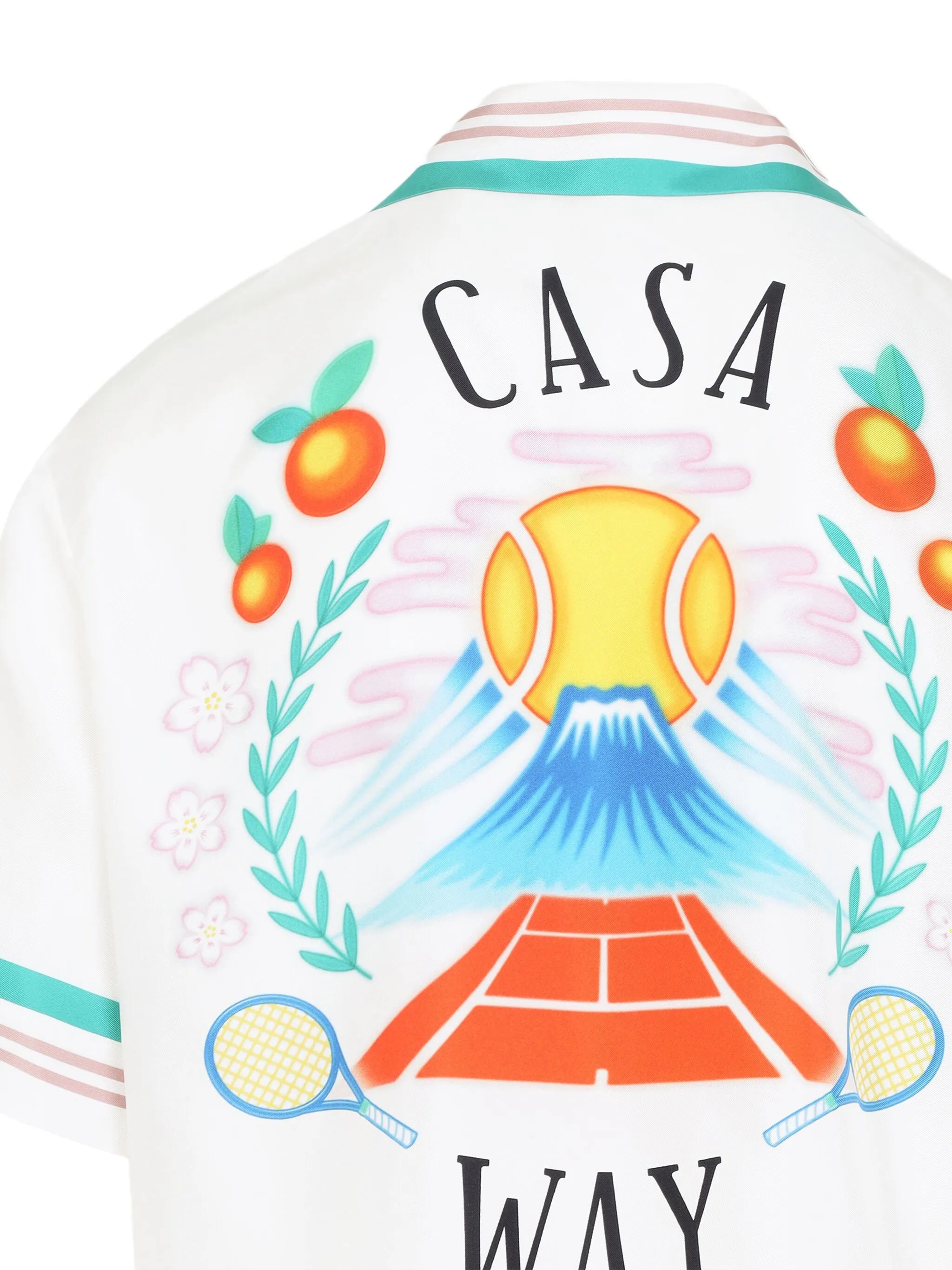 Casa Way printed silk shirt
