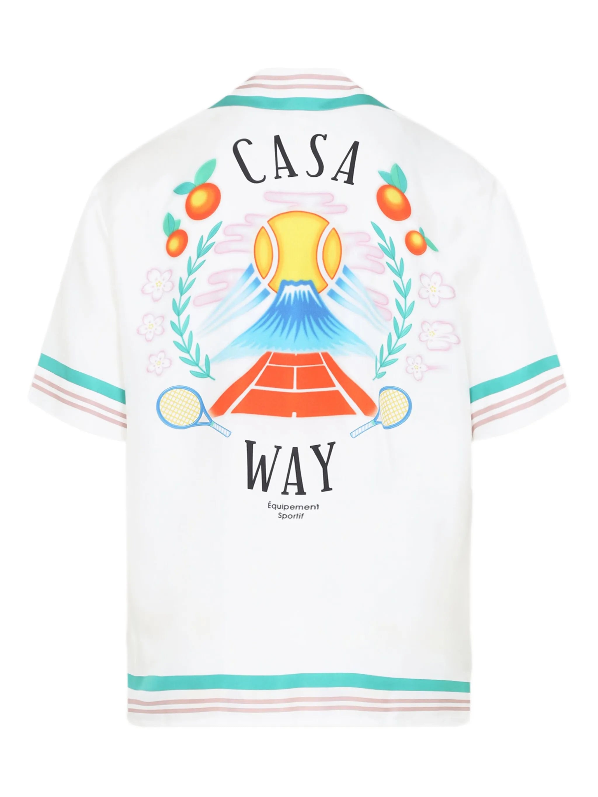 Casa Way printed silk shirt