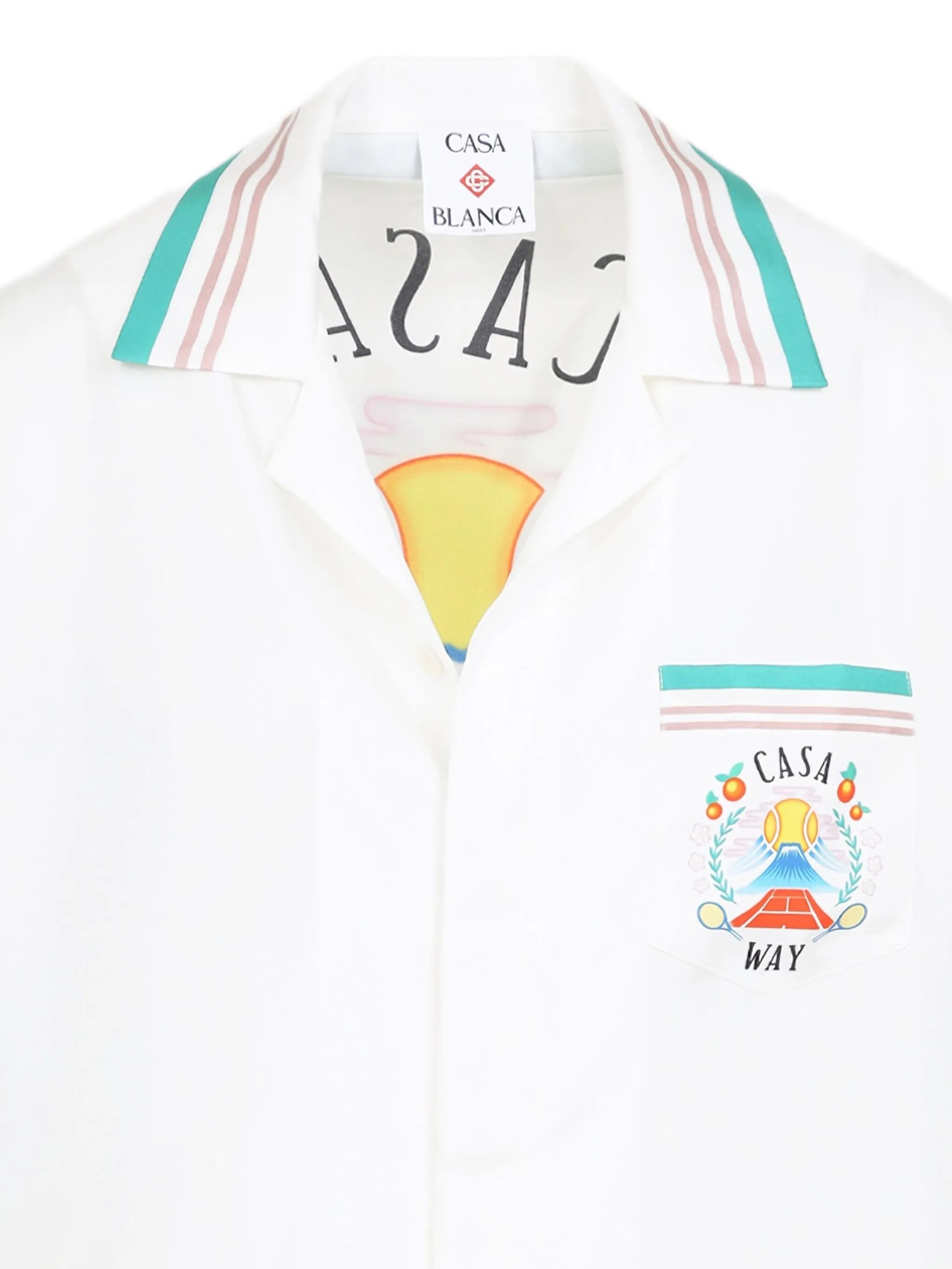 Casa Way printed silk shirt