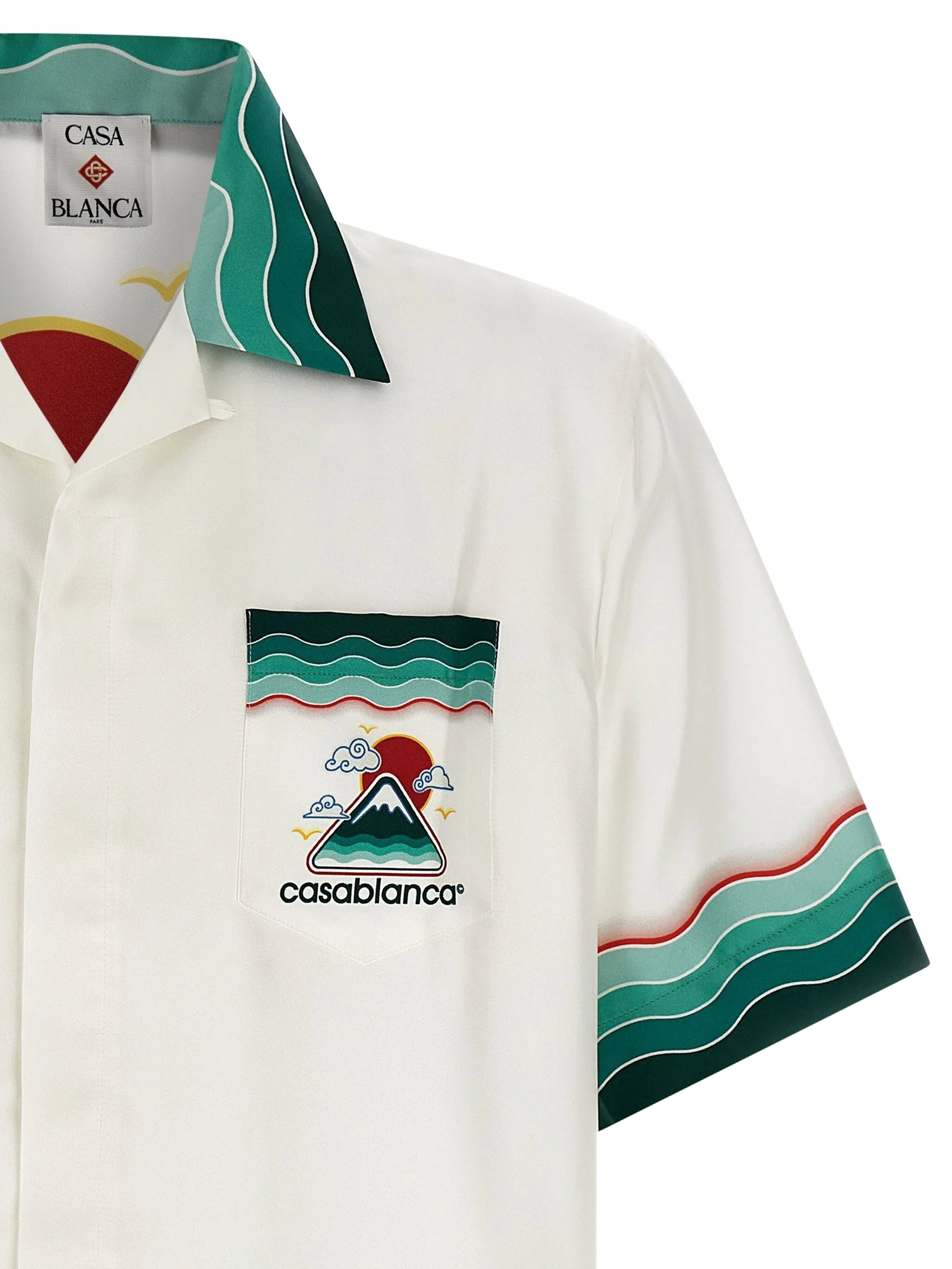 Montagne Ondulée silk shirt