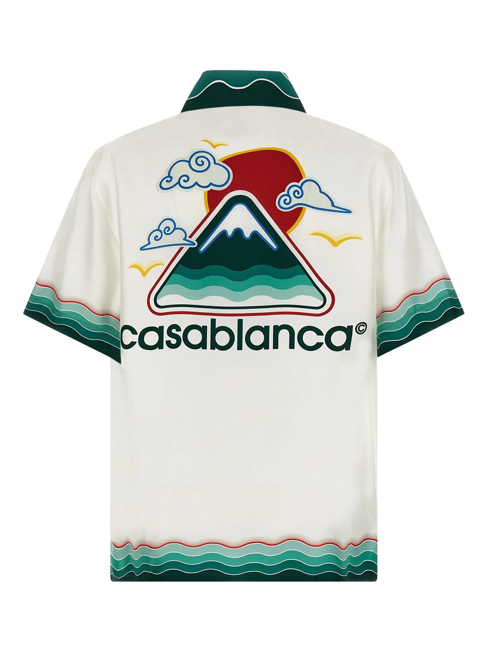 Montagne Ondulée silk shirt