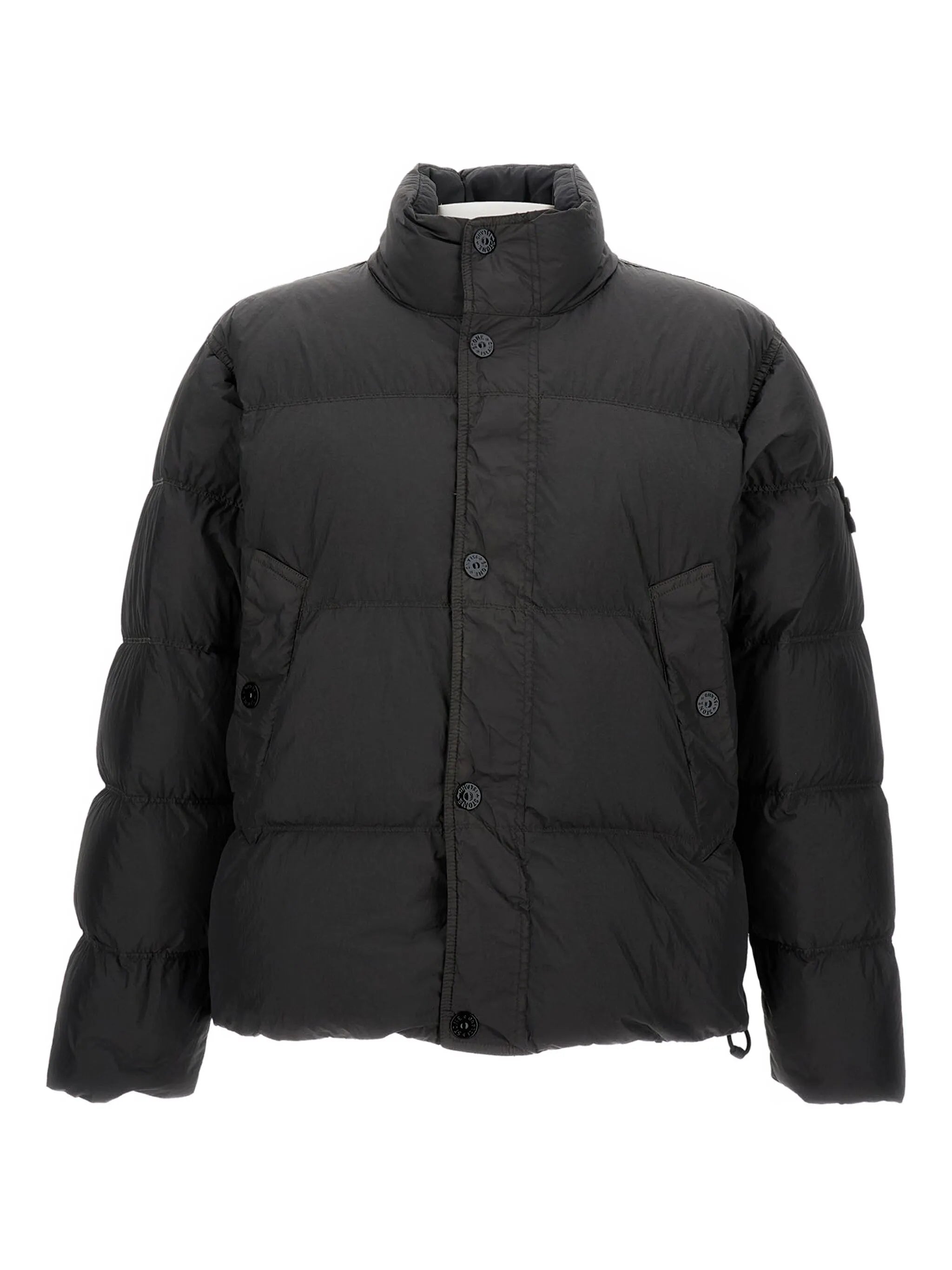 high-neck padded coat