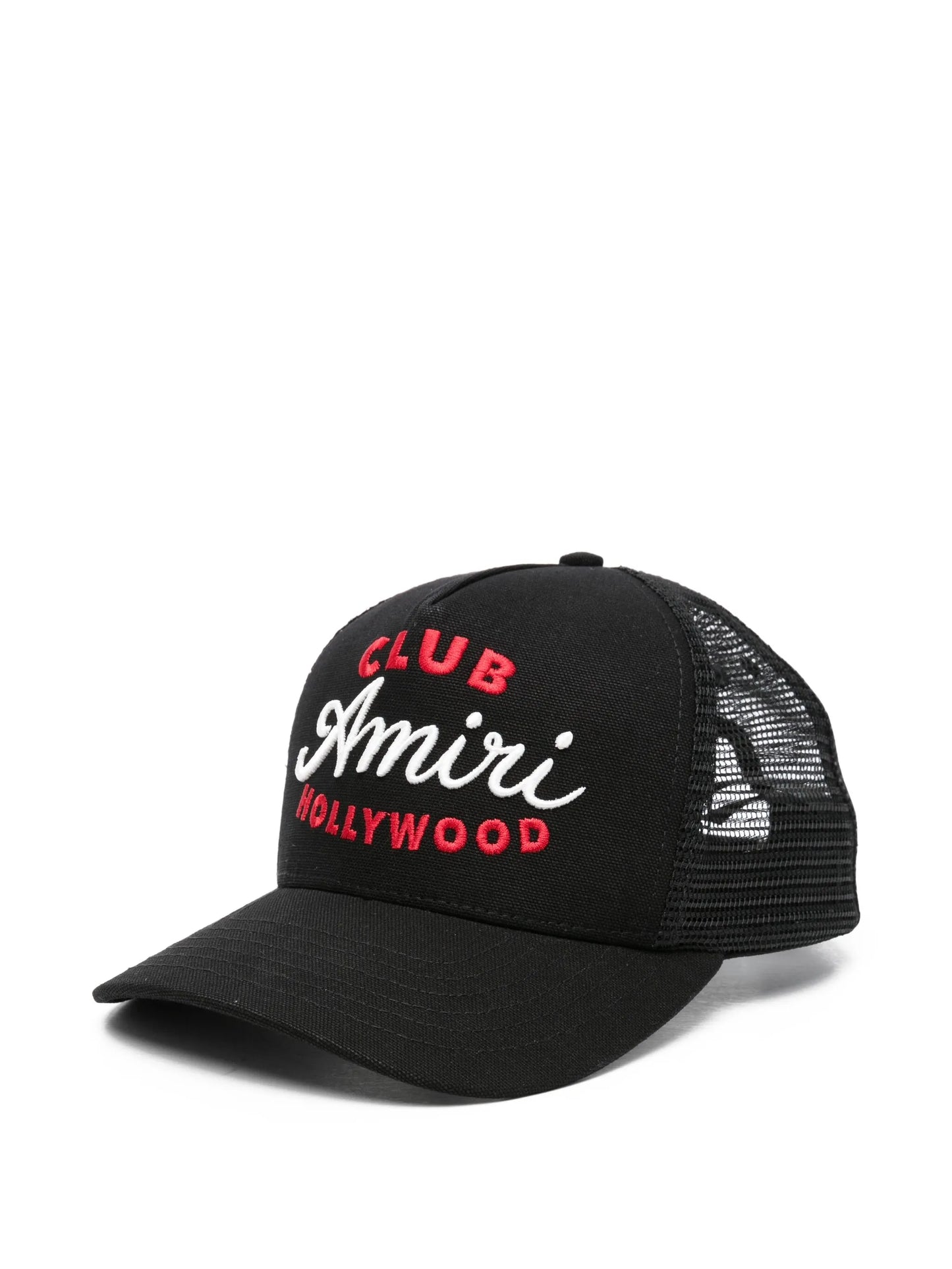 embroidered mesh trucker cap
