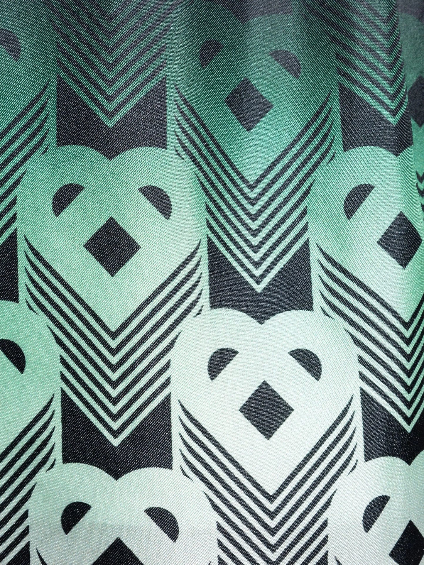 gradient monogram silk shorts