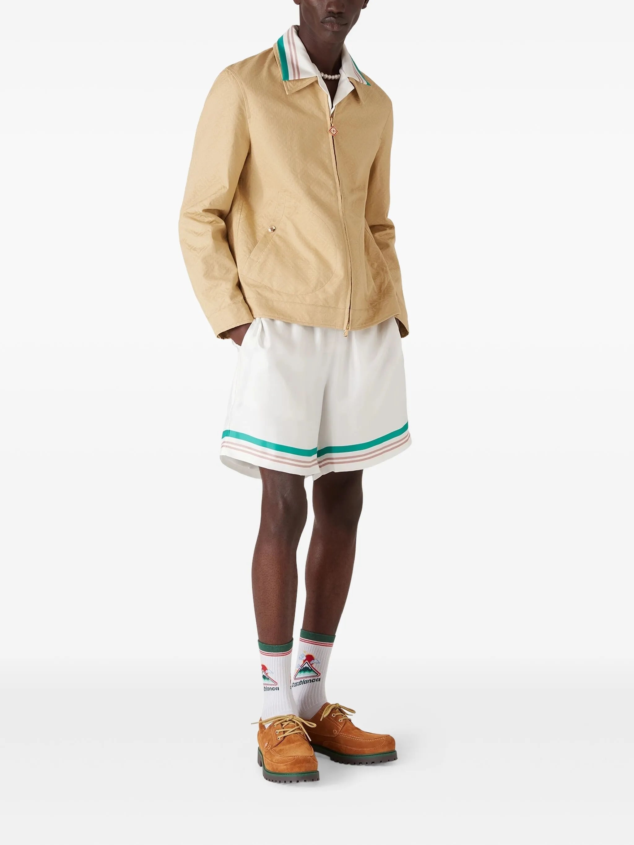 lace-up suede boat shoes