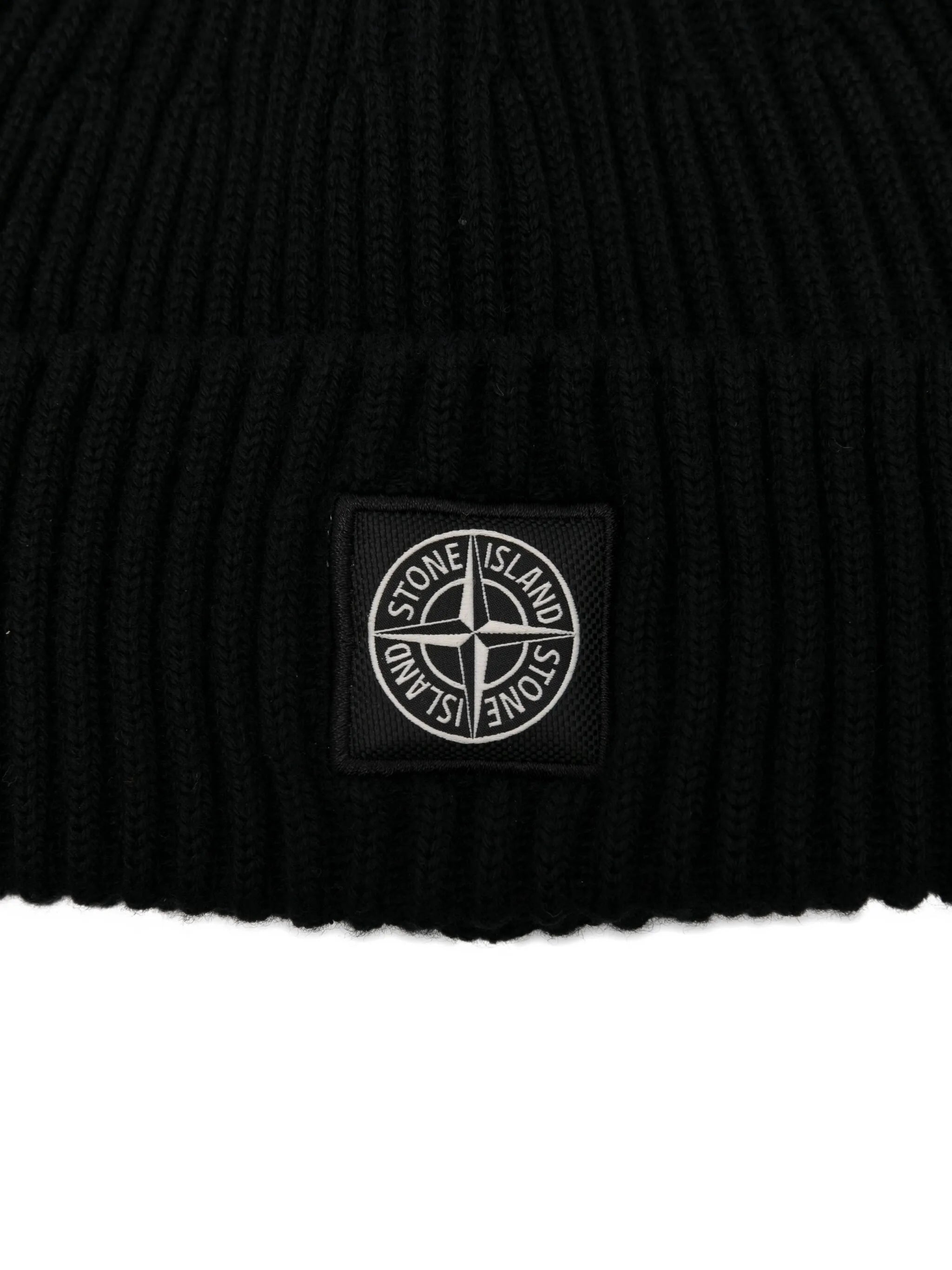 ribbed logo beanie