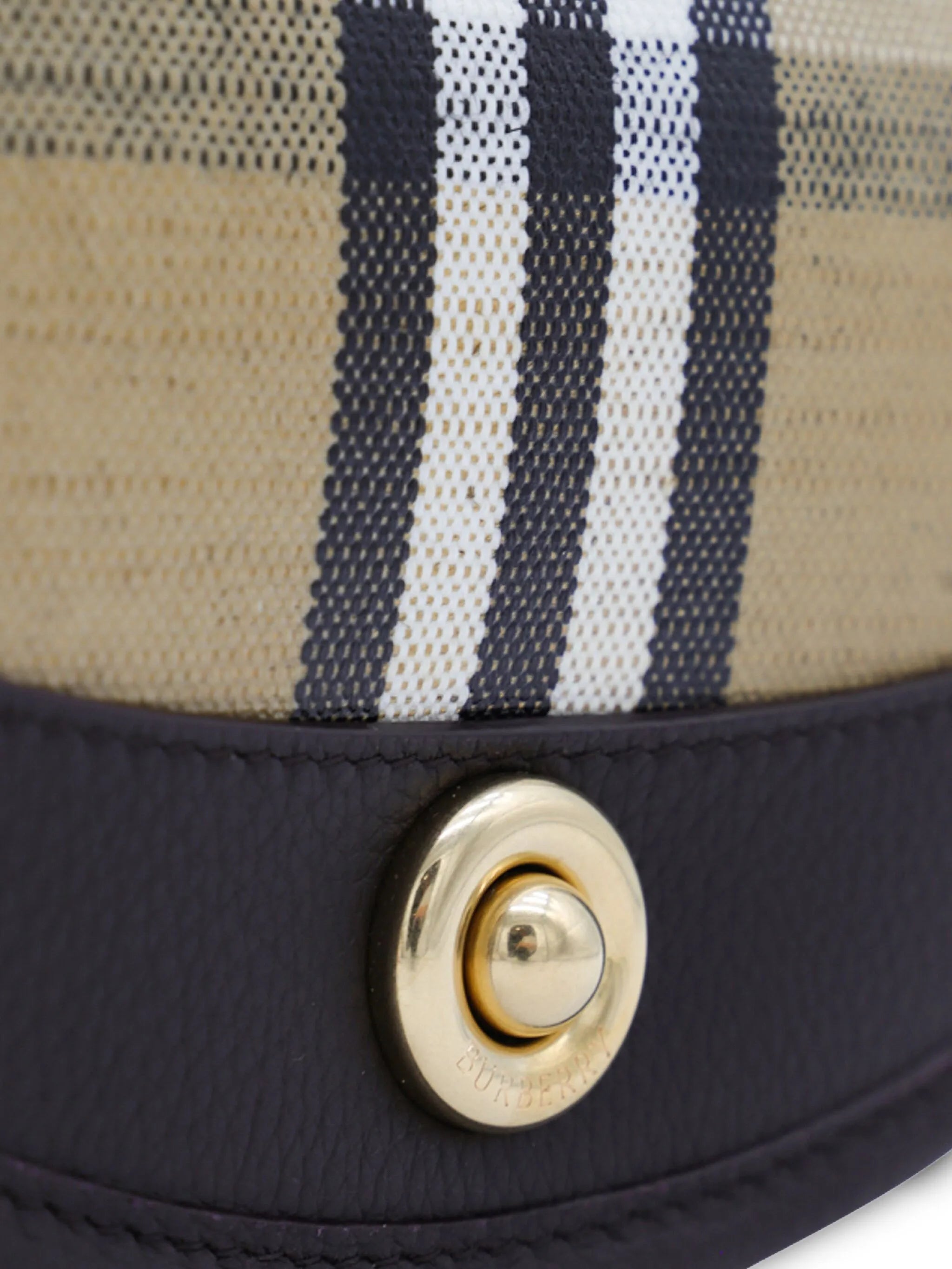 check-pattern top-handle bag