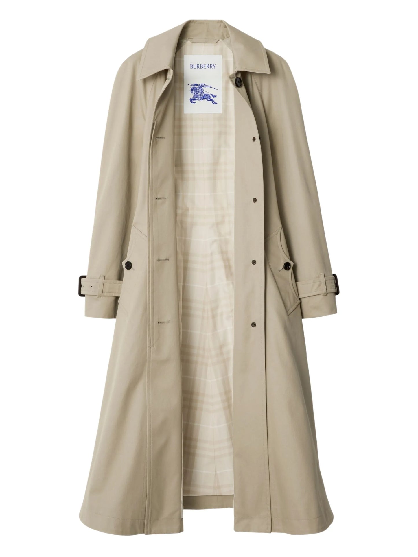Ellingham raglan-sleeve belted trench coat