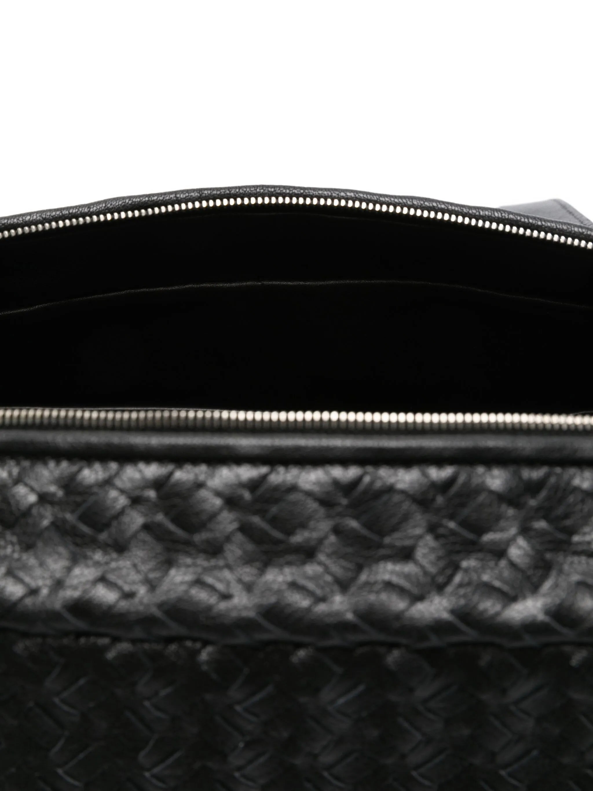 Astra woven leather tote bag