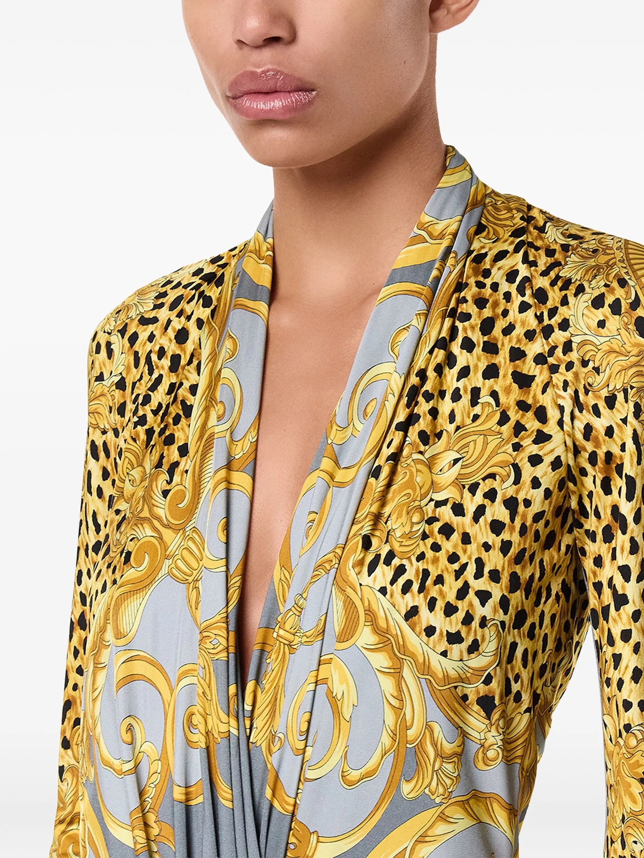 graphic-print bodysuit