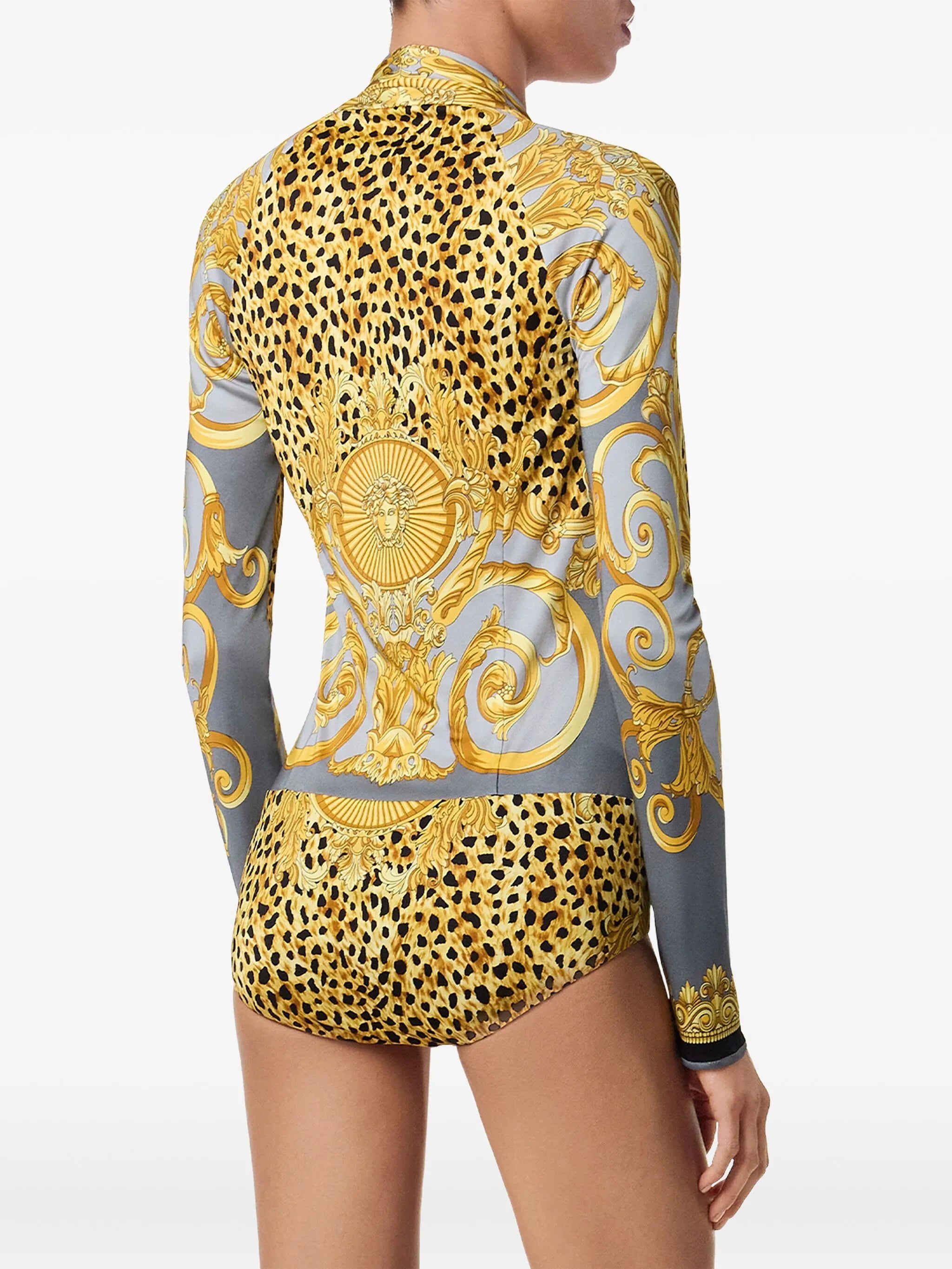 graphic-print bodysuit