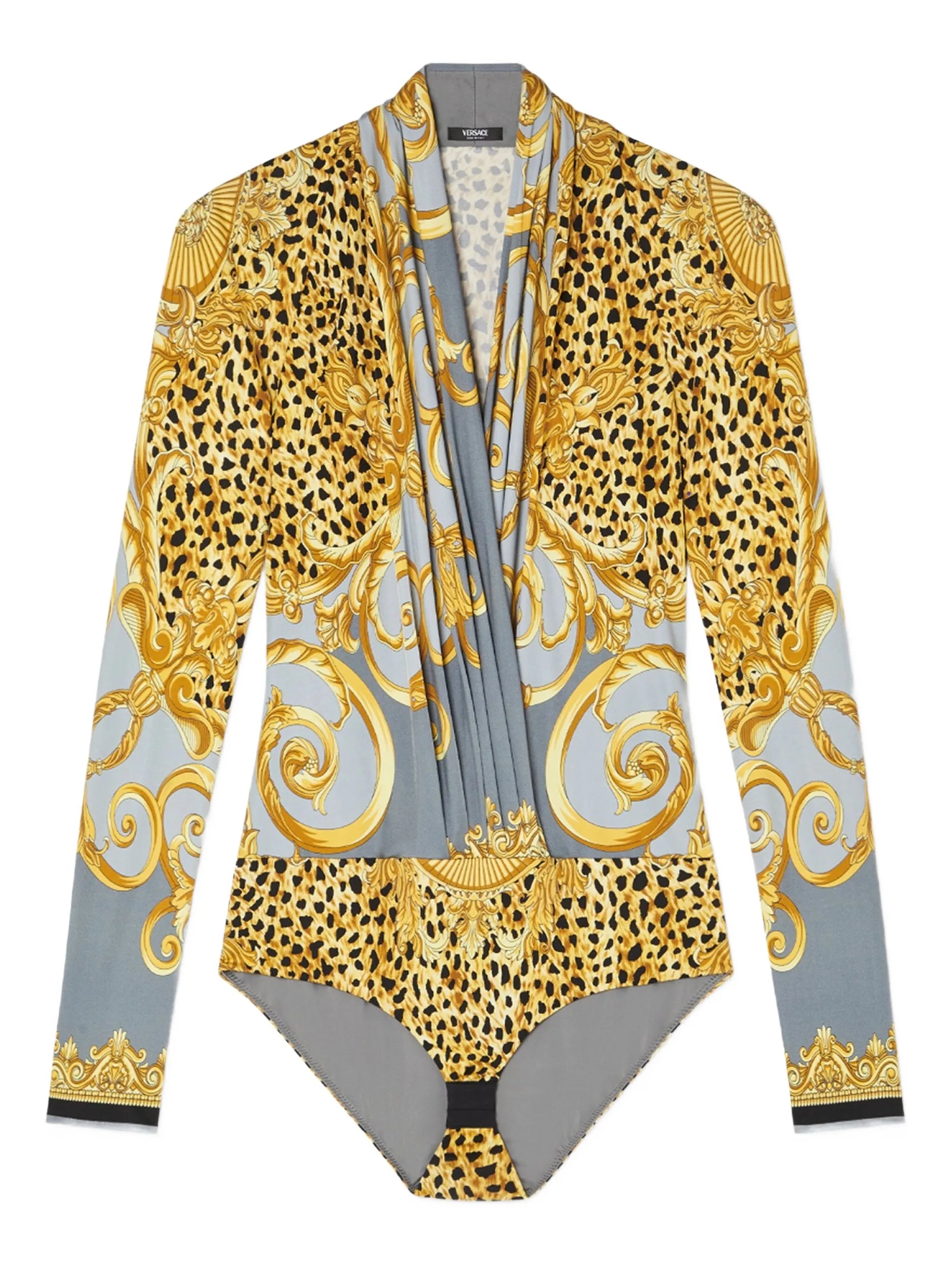 graphic-print bodysuit