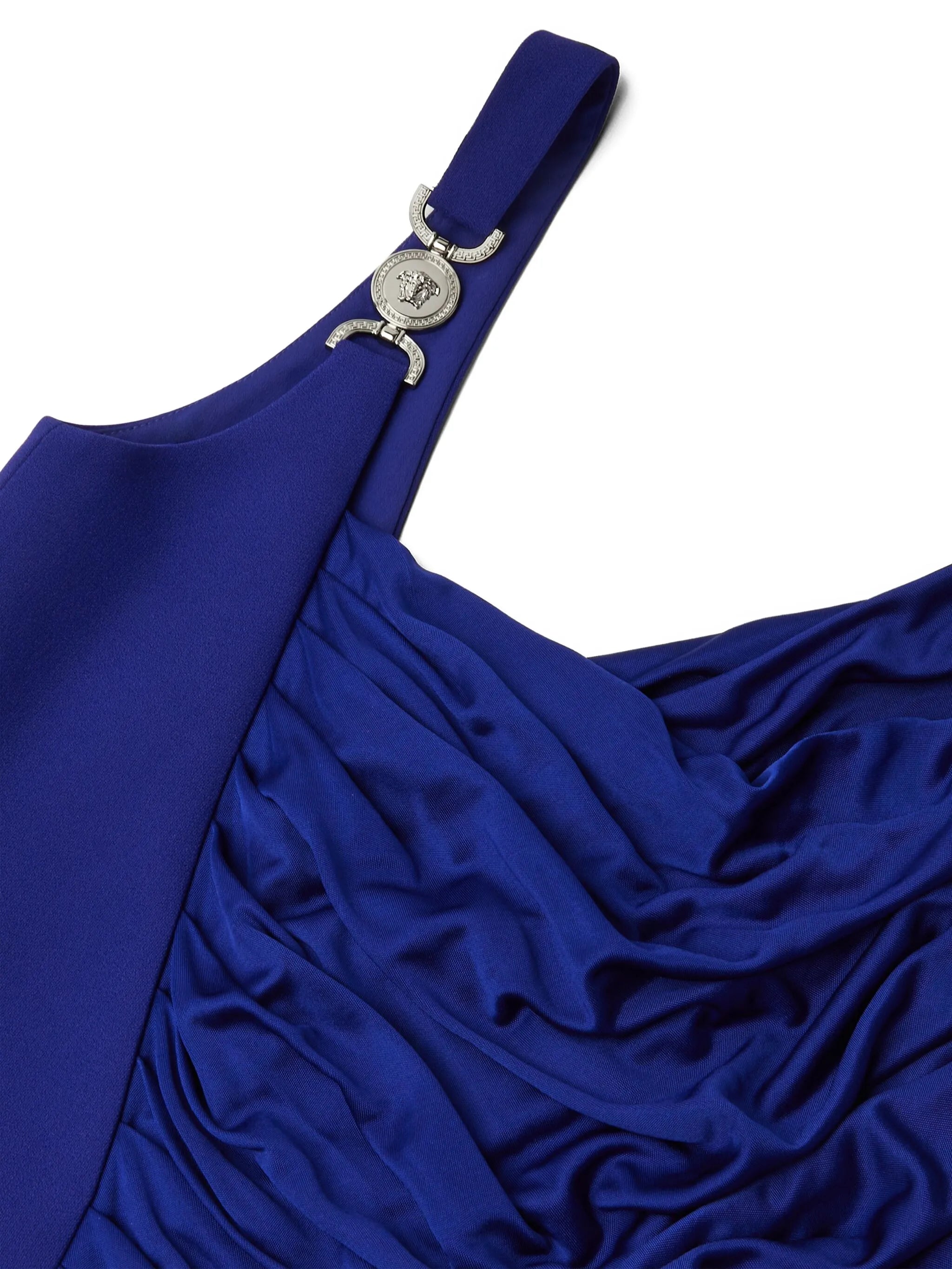Medusa'95 draped single-shoulder midi dress