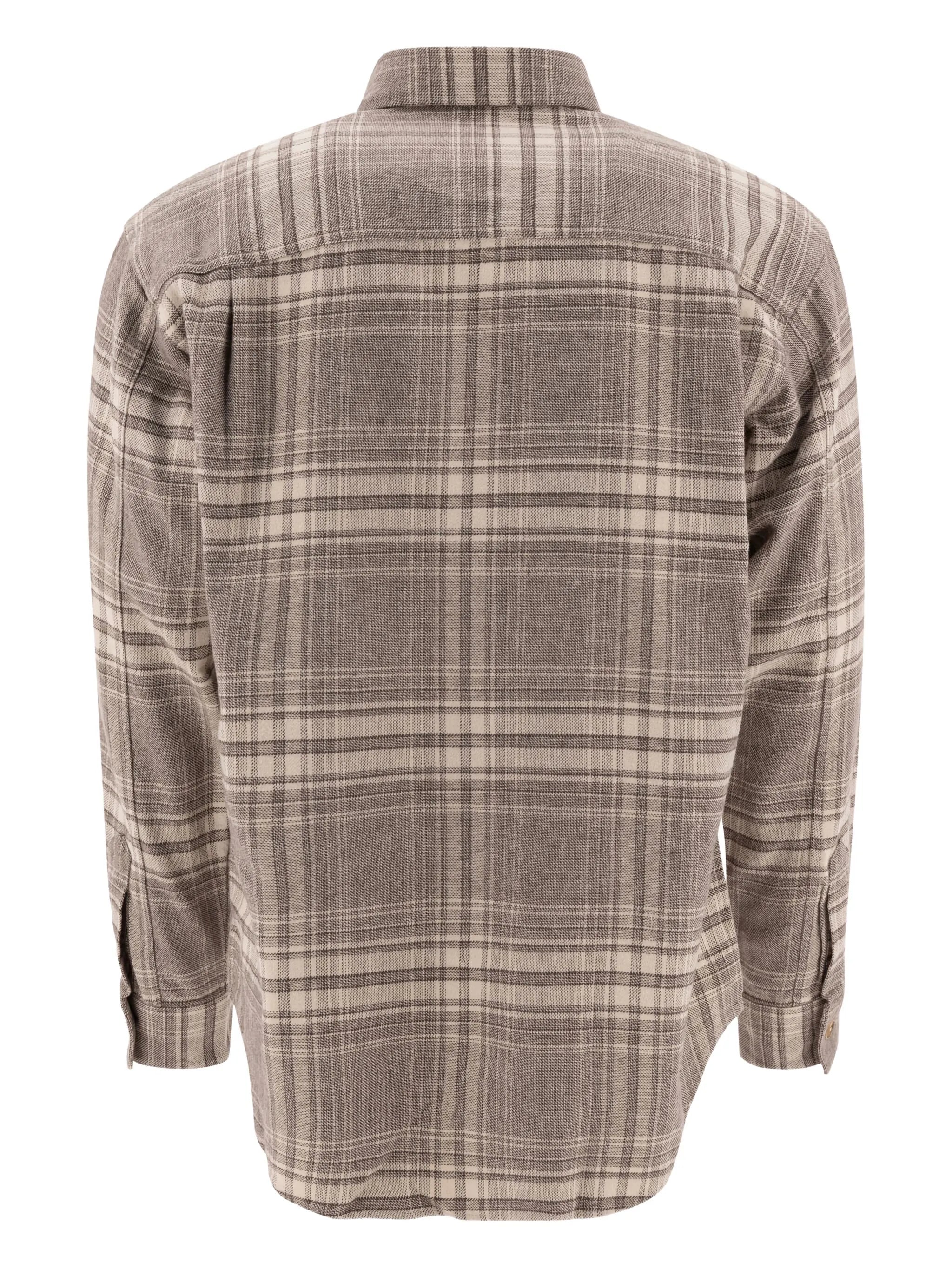 Adwin checked button-fastening shirt