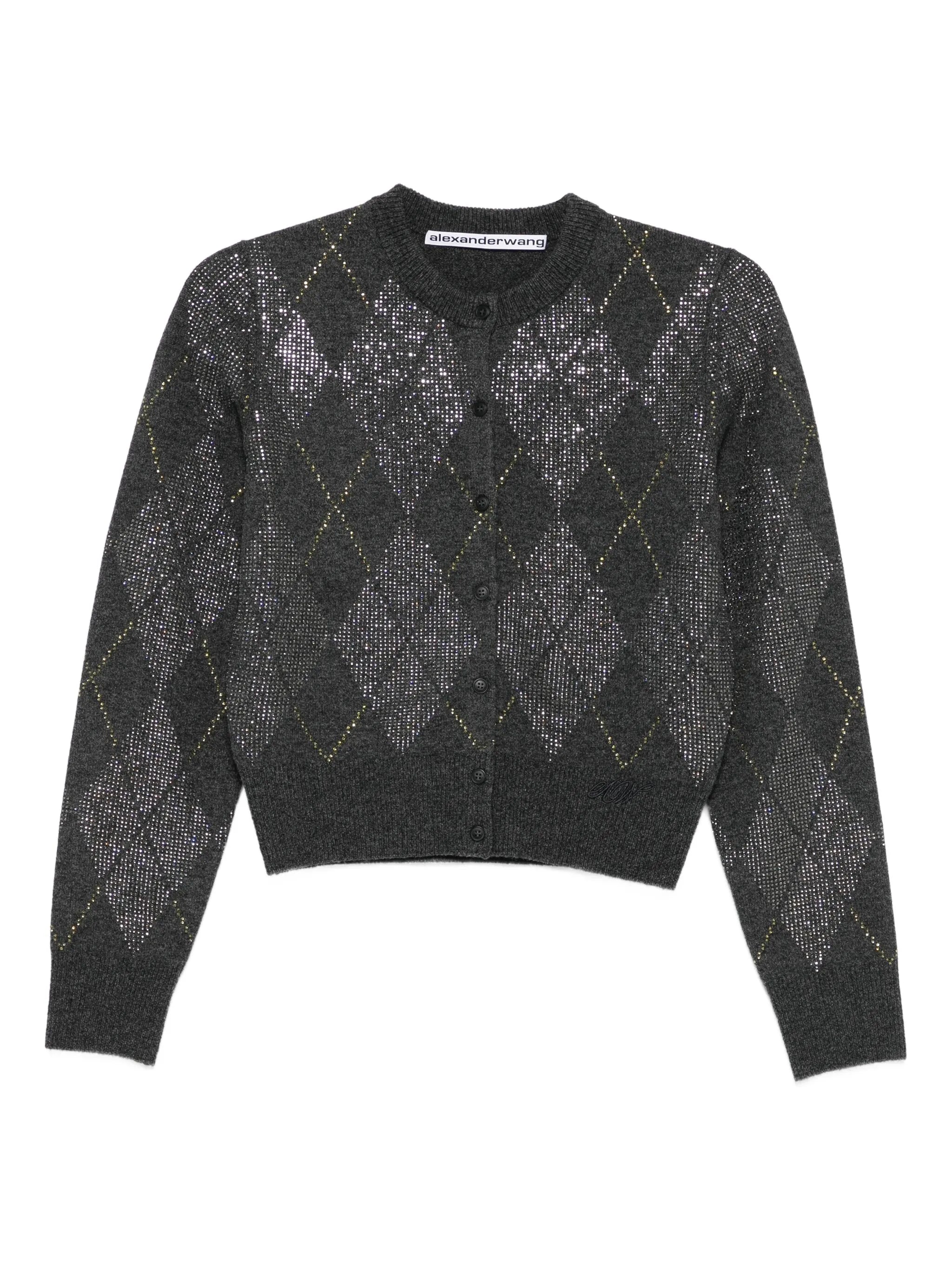 wool blend cardigan