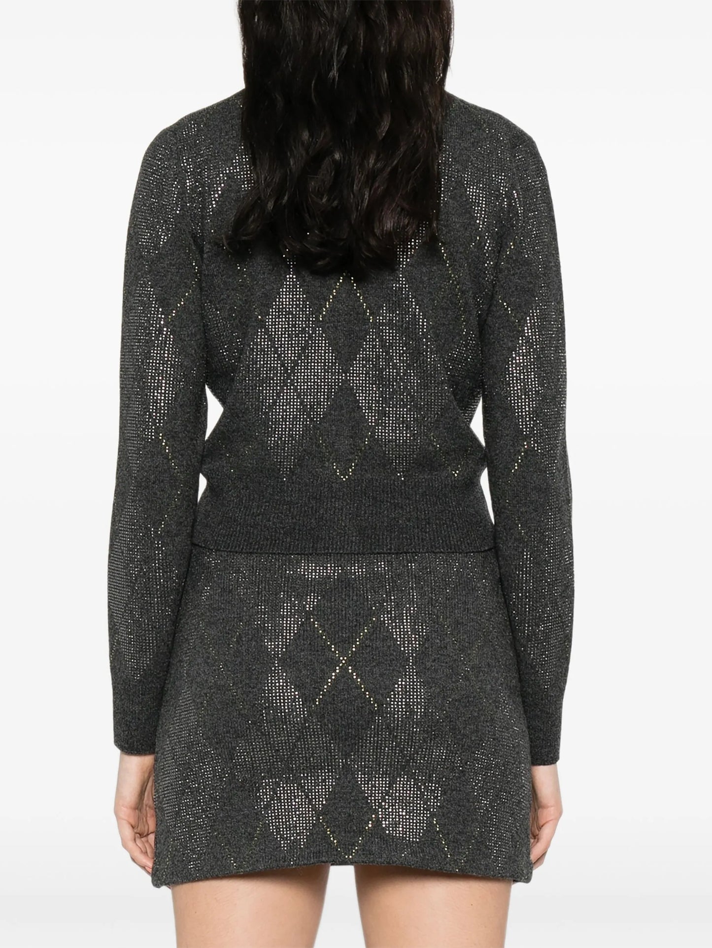 wool blend cardigan