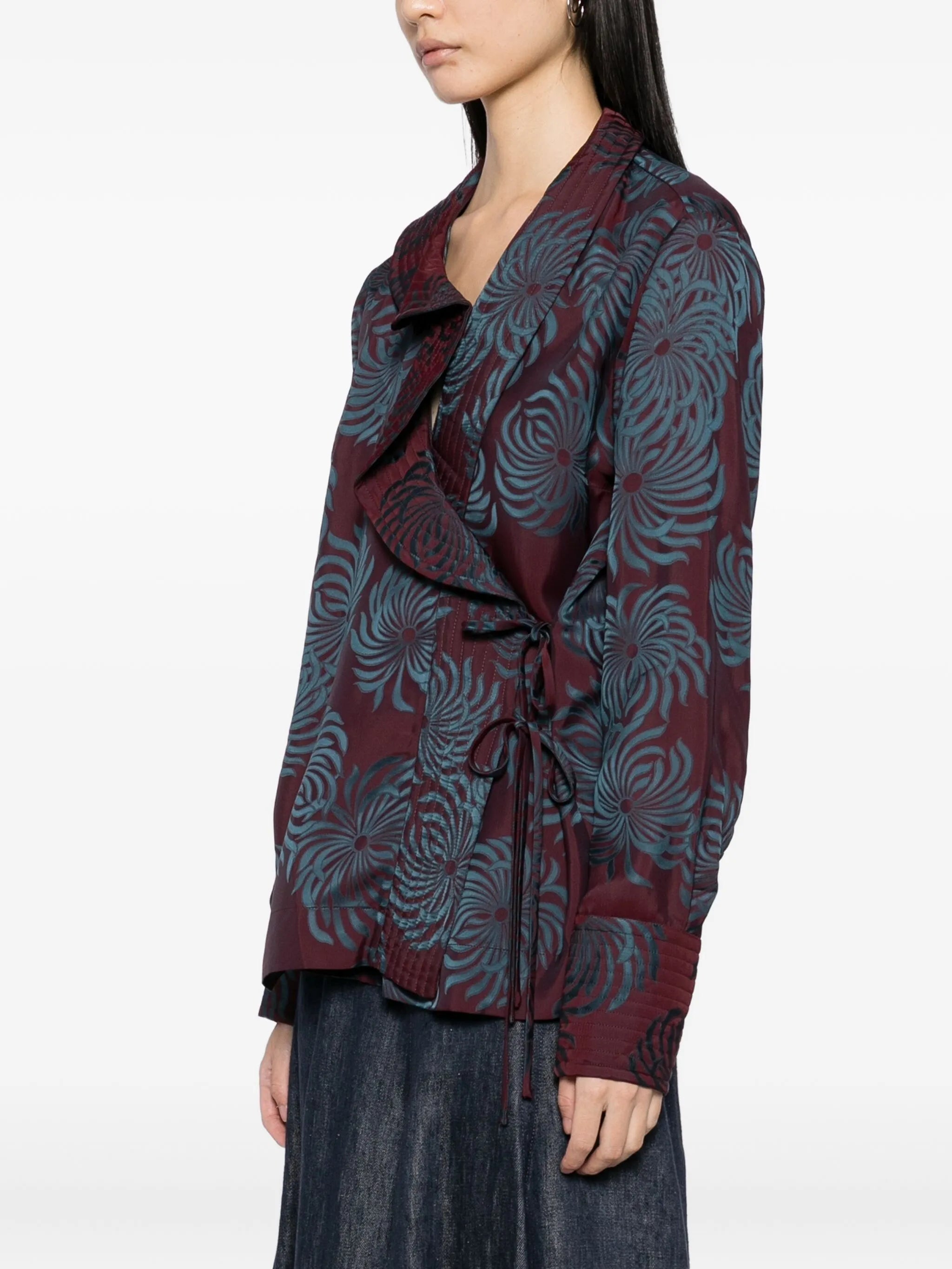 printed blouse