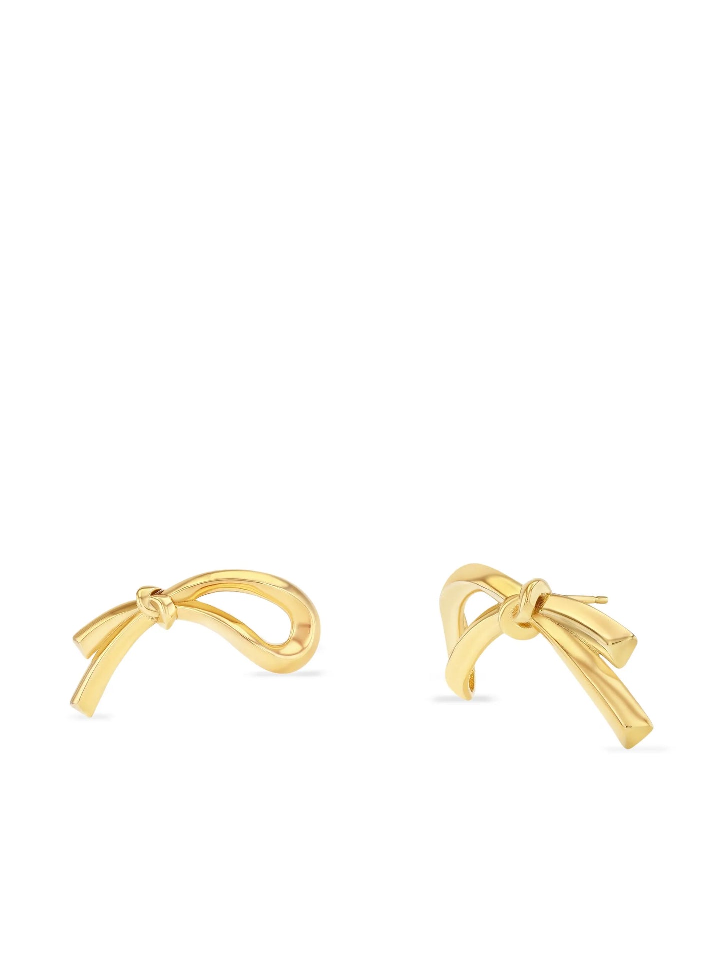 18K yellow gold Knot earrings