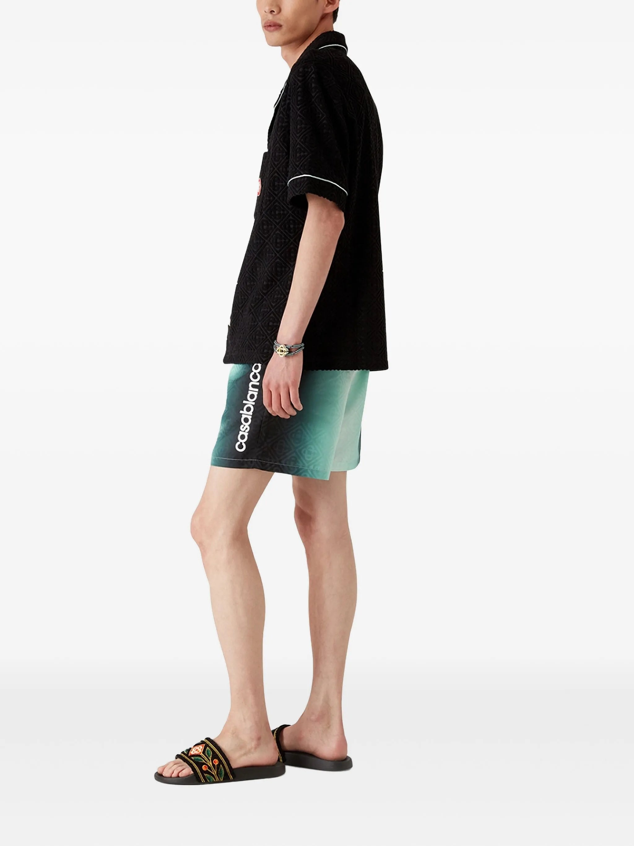 ombré monogram swim shorts