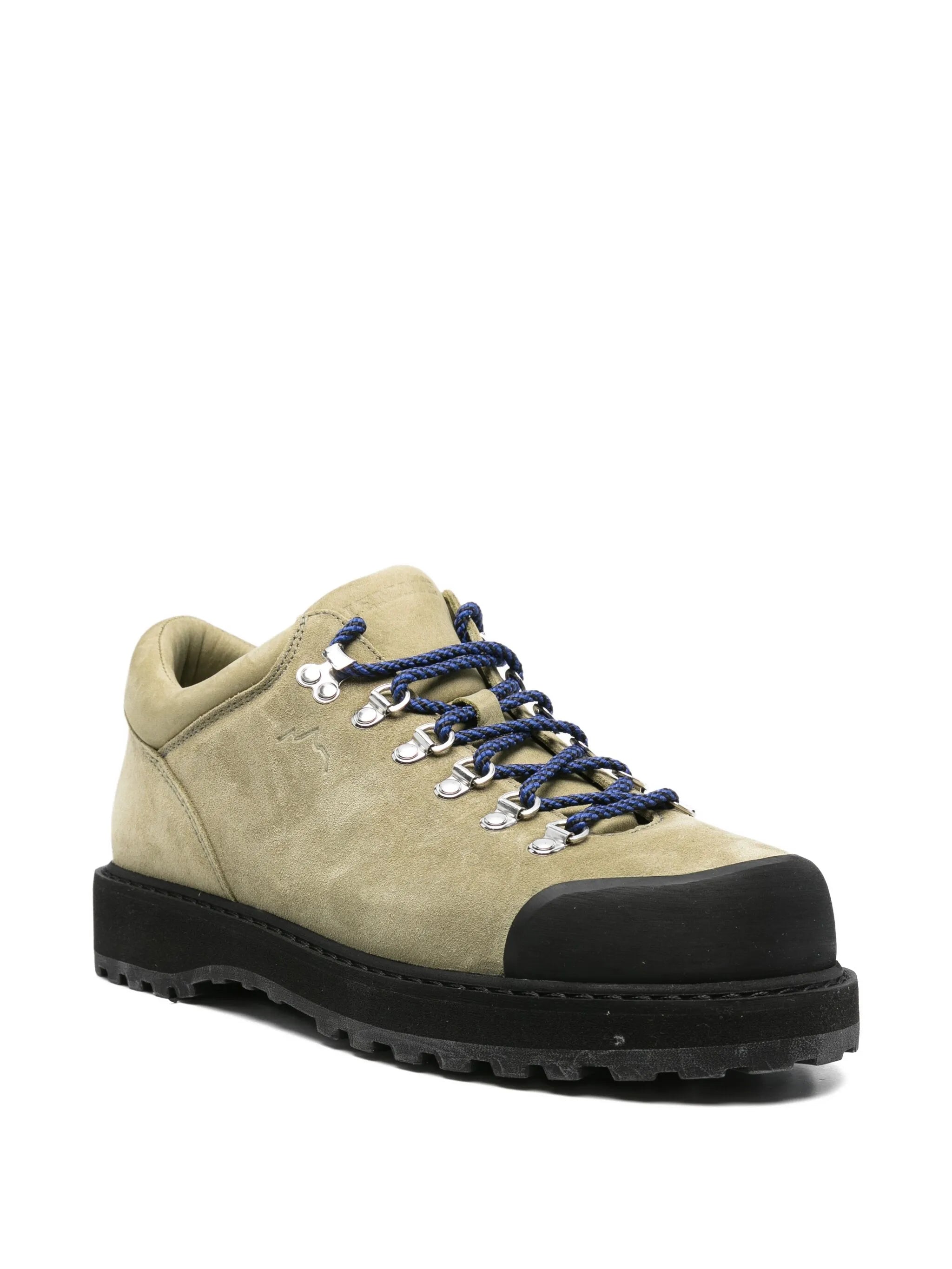 lace-up suede boots