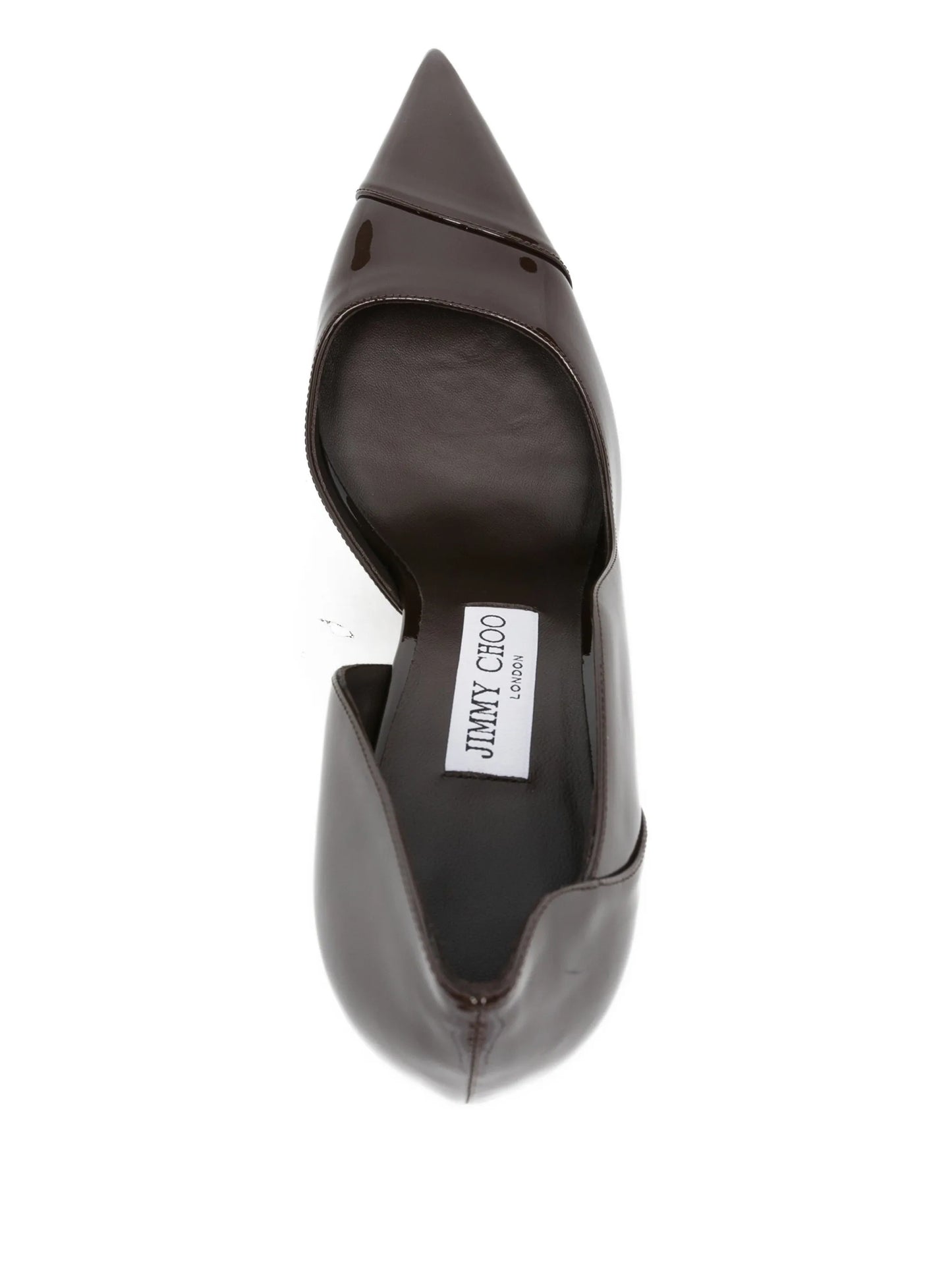 Brigitte 100mm patent-leather pumps