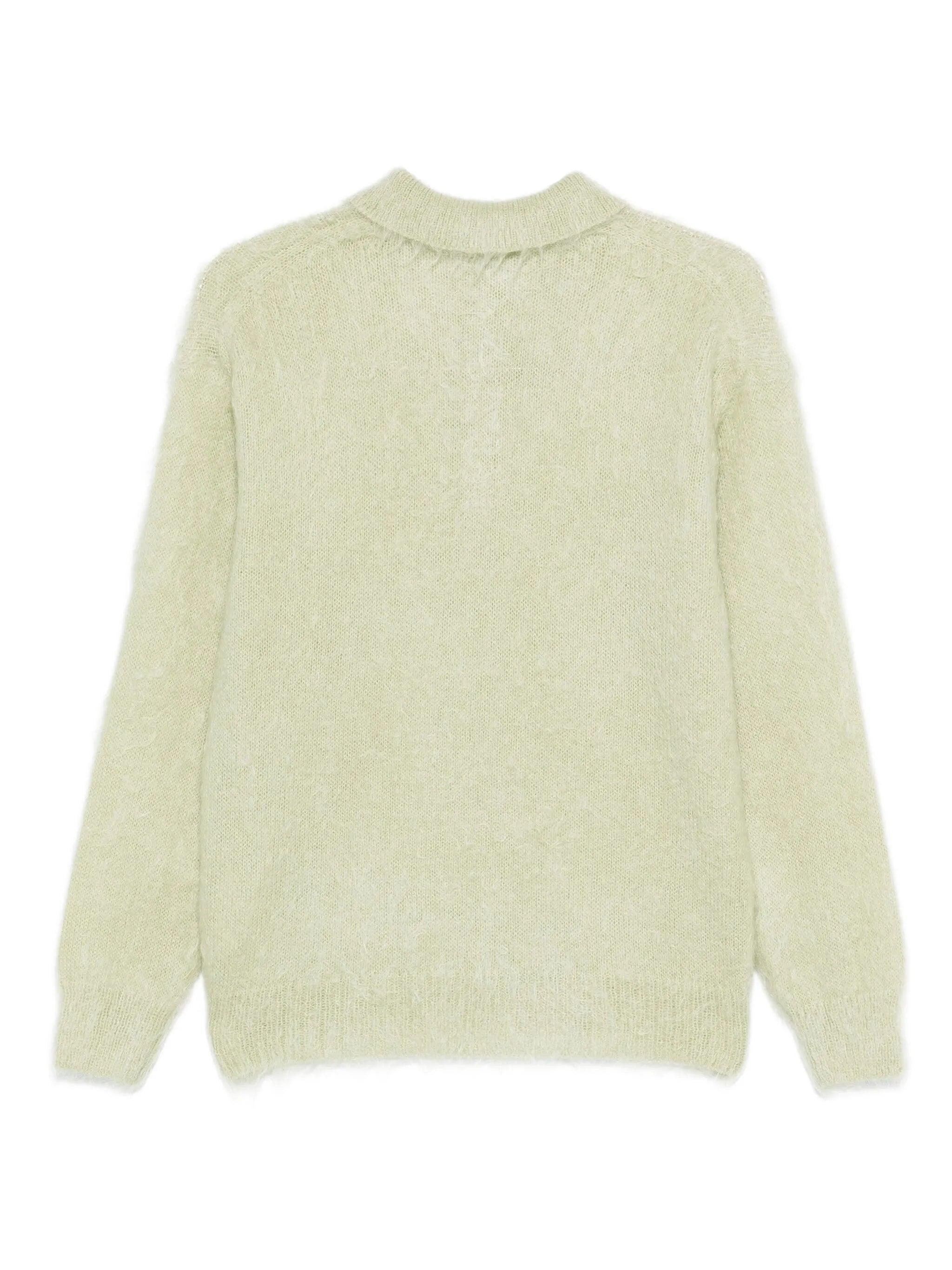 button-up sweater