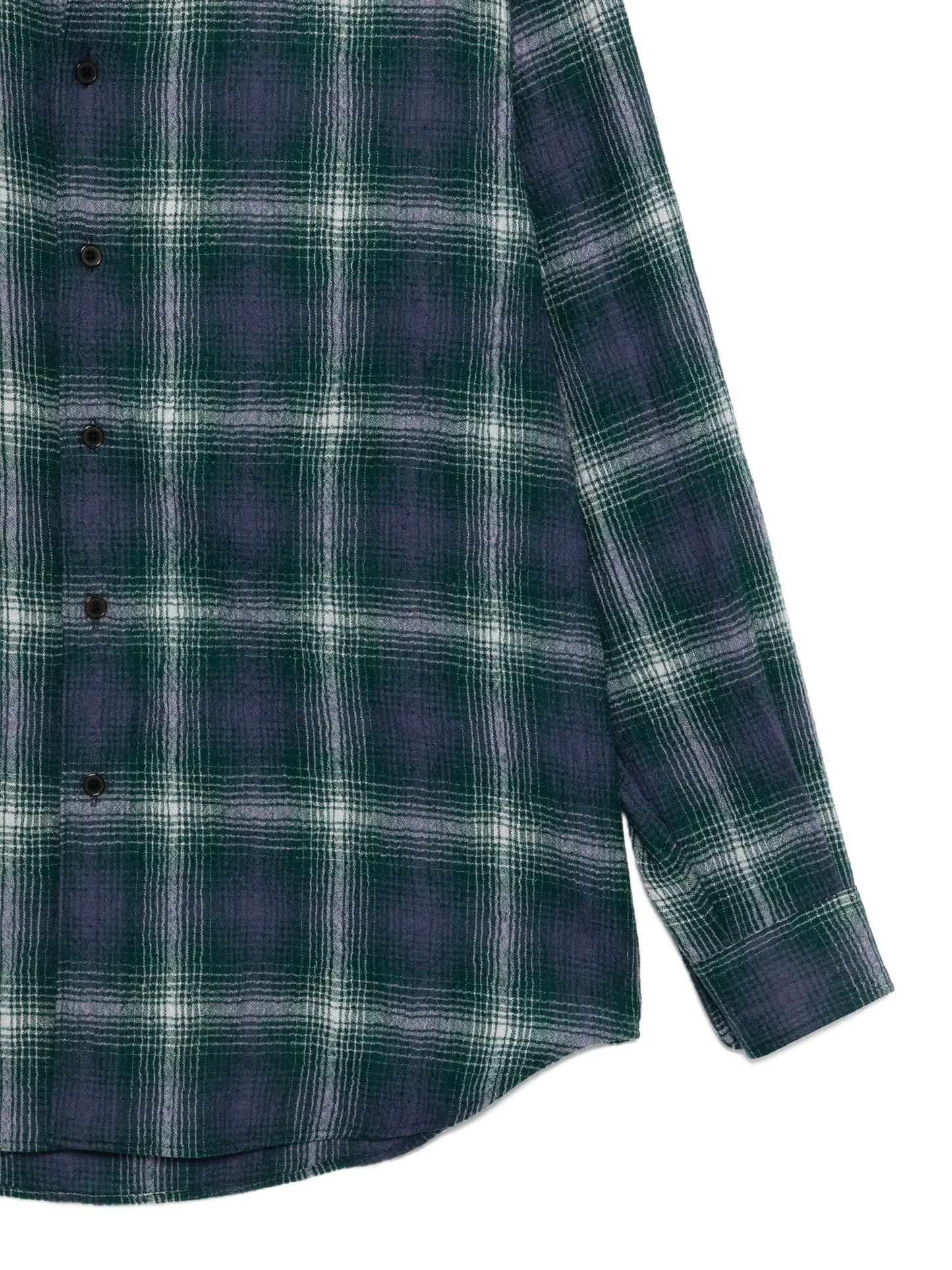 Airy checked shirt