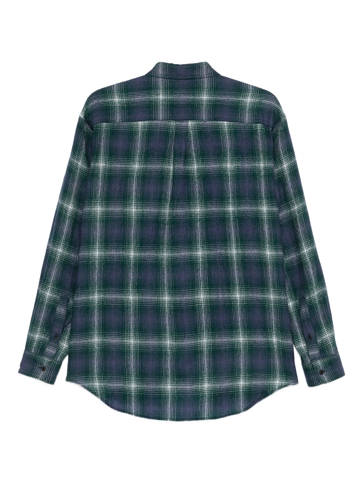 Airy checked shirt