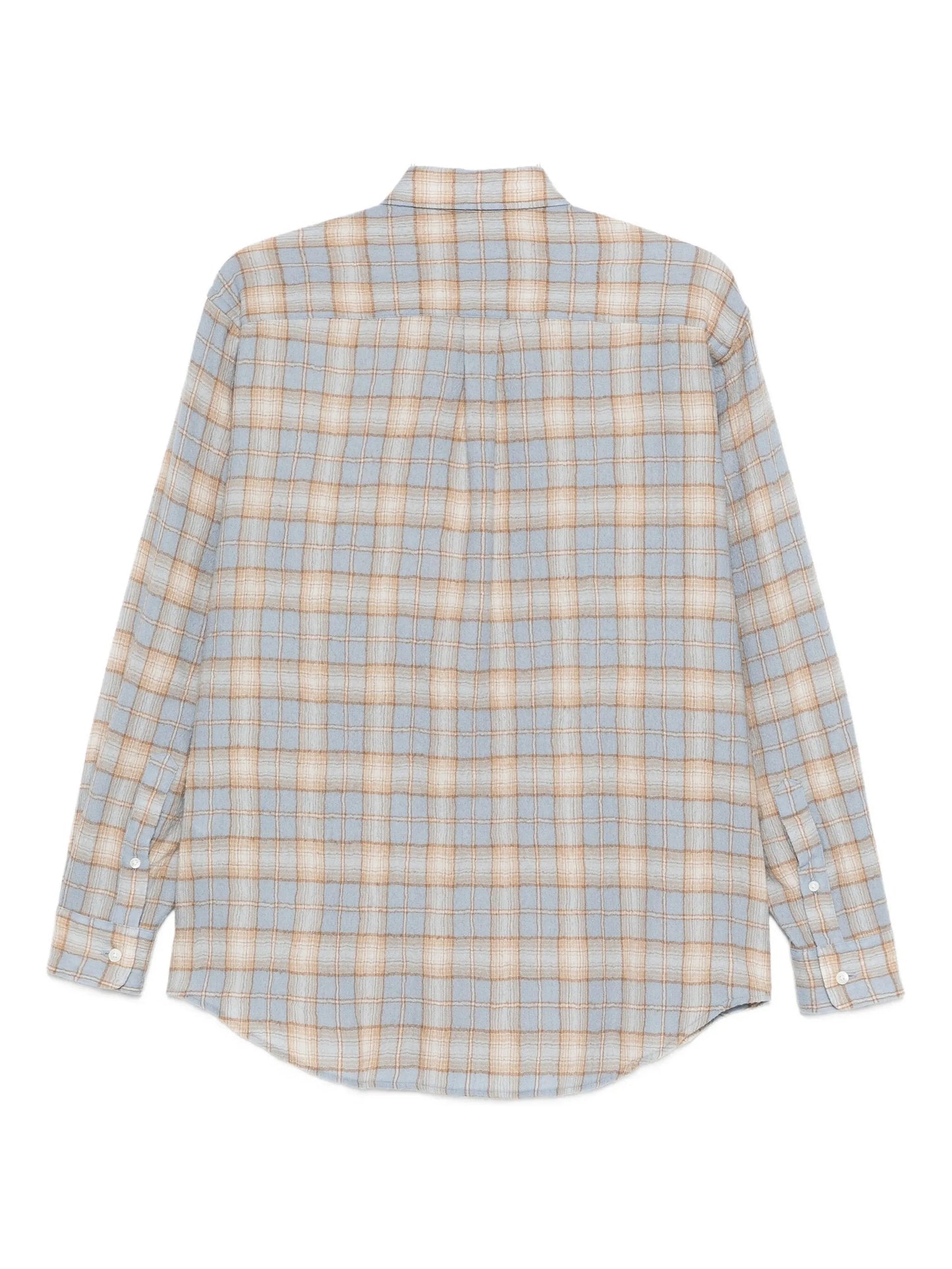 Airy checked shirt